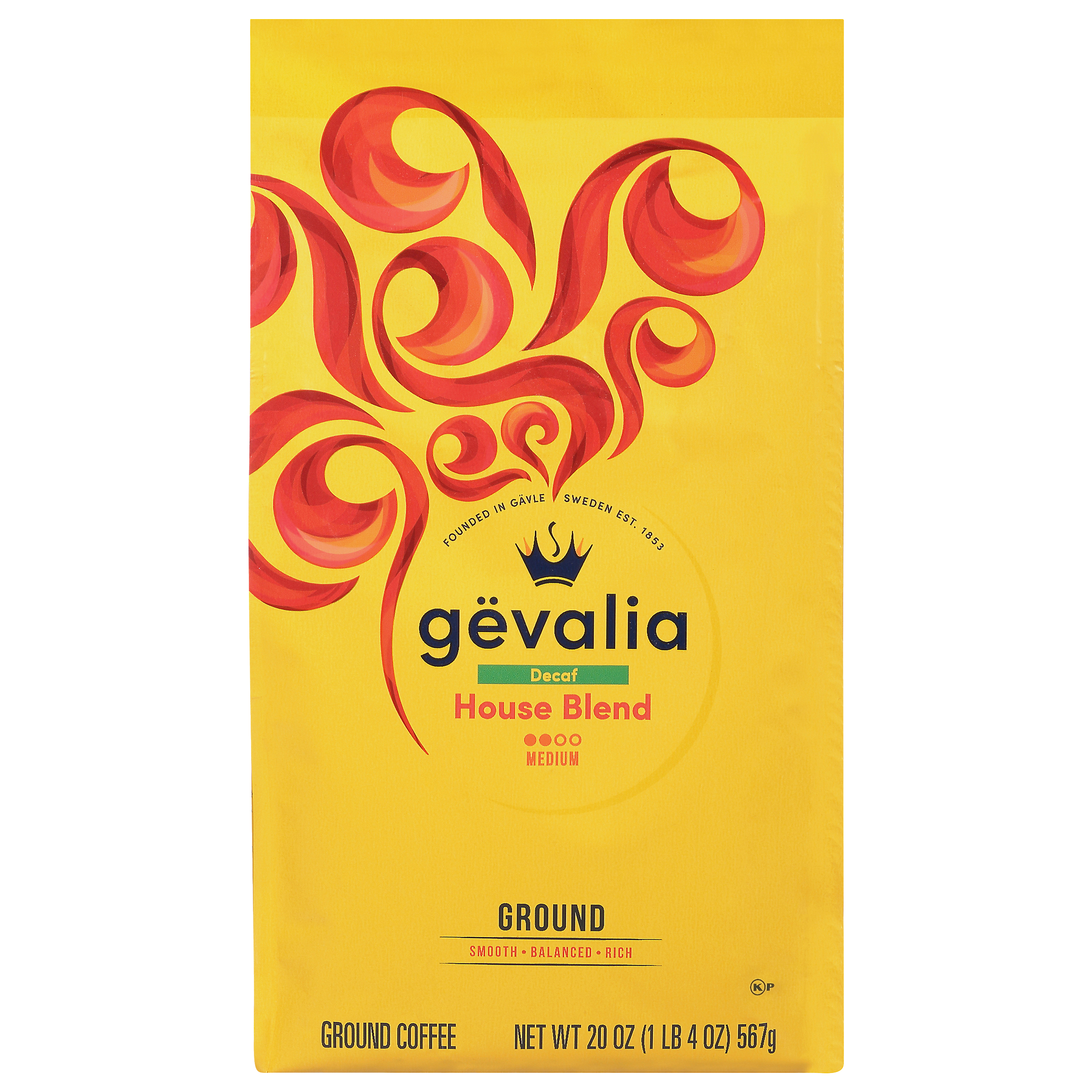 House Blend Decaf Medium Roast Ground Coffee