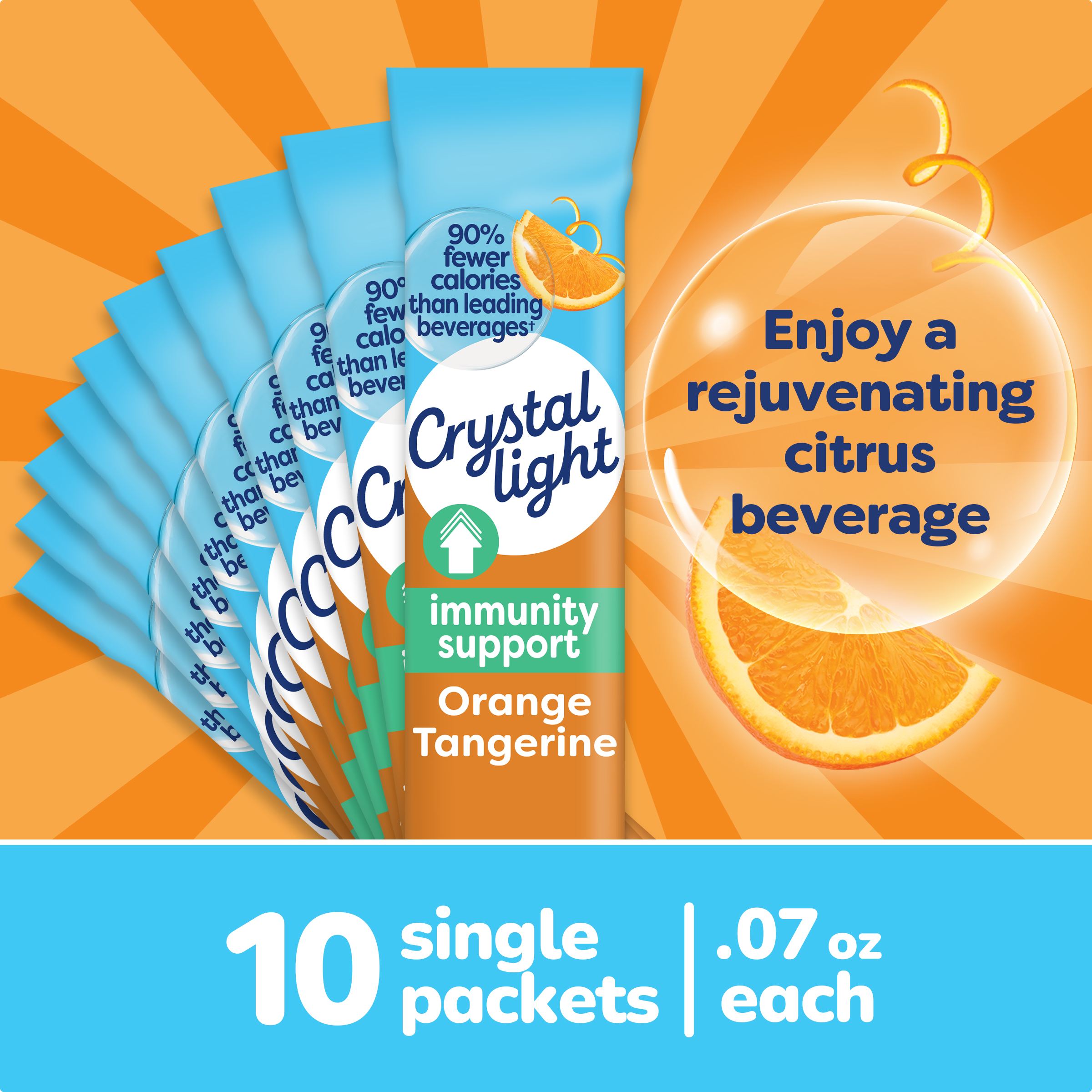 Immunity Support Orange Tangerine Powdered Drink Mix