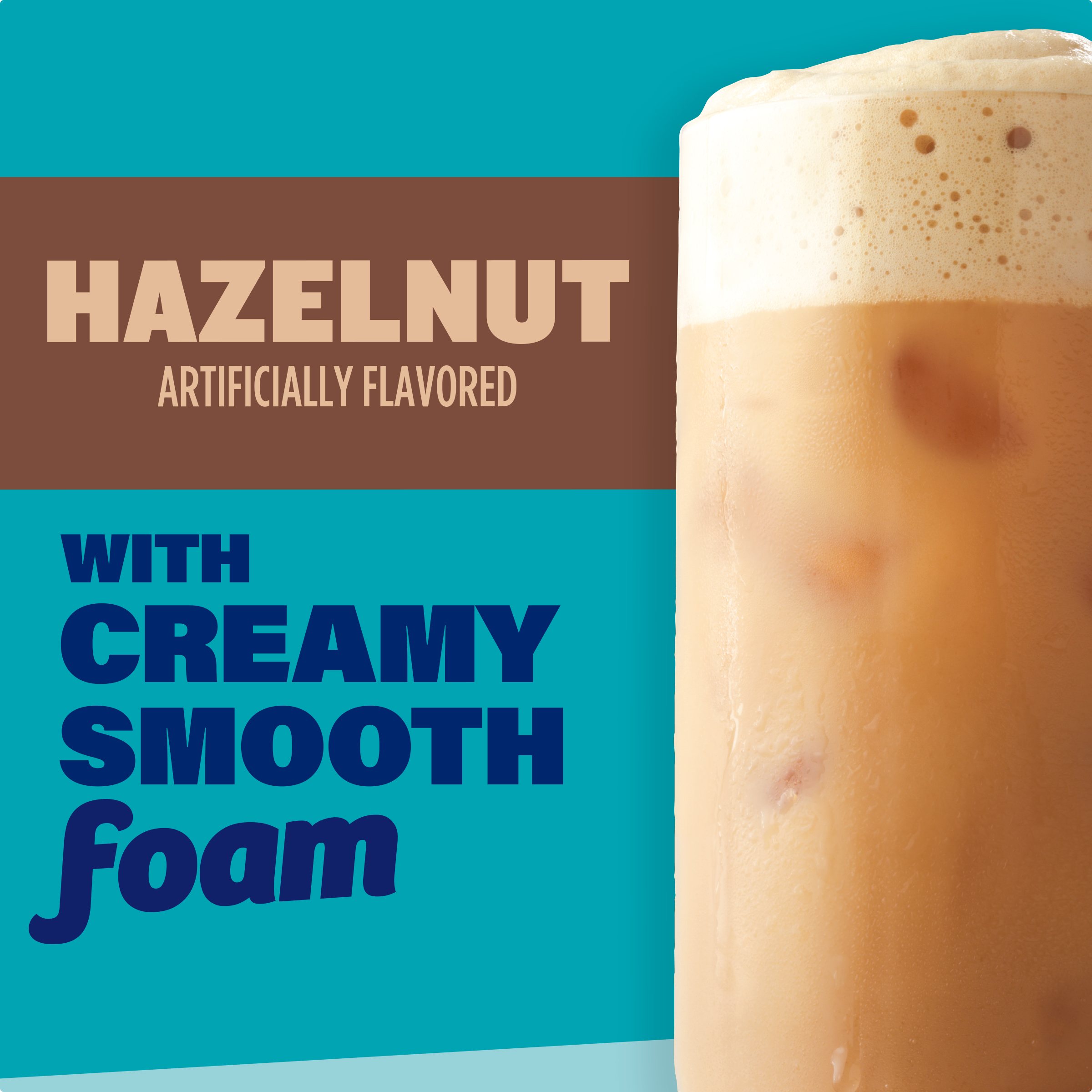 Artificially Flavored Iced Hazelnut Latte with Foam All in One Drink Mix MAXWELL HOUSE Products Heinz