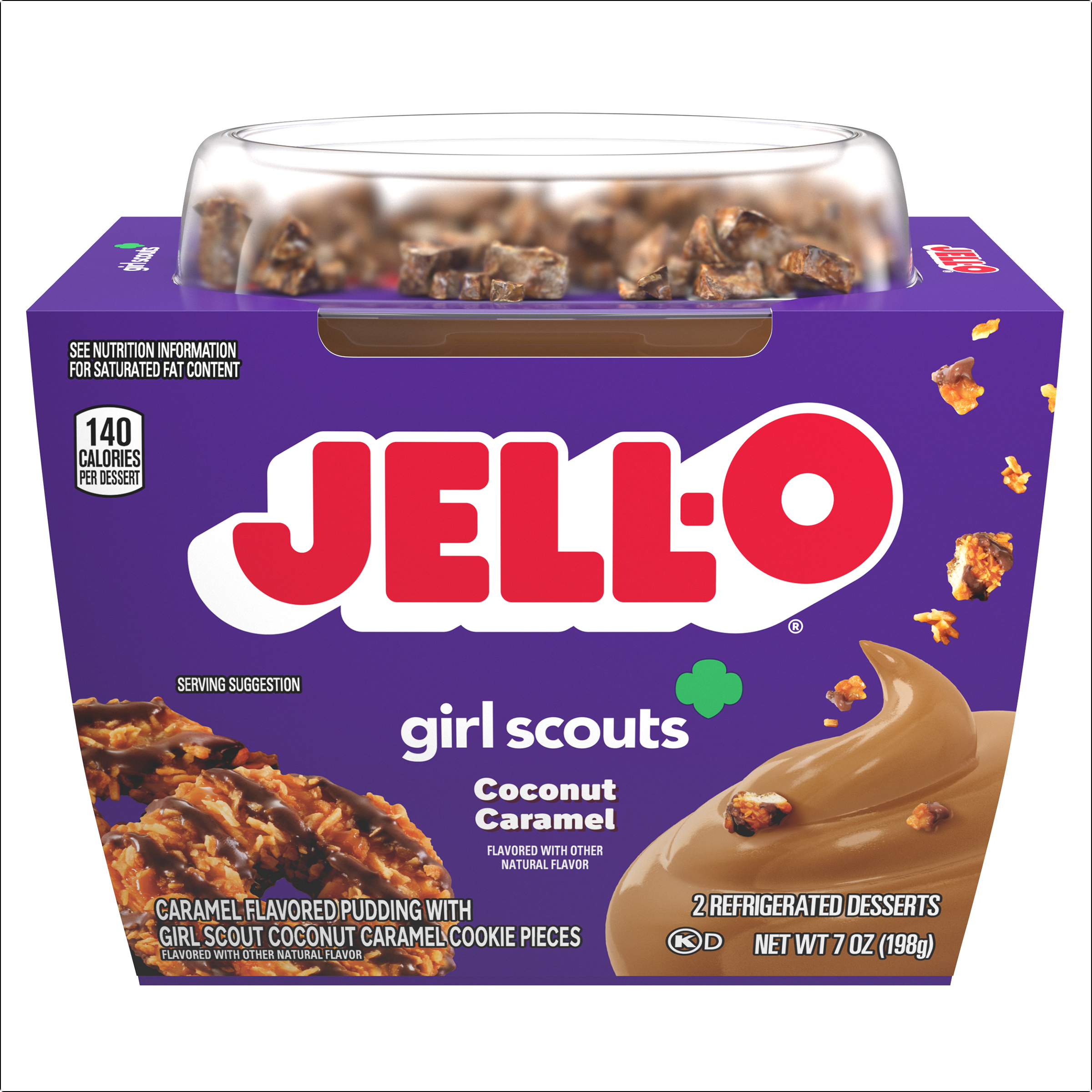 Coconut Caramel Ready-to-Eat Pudding Snack Cups