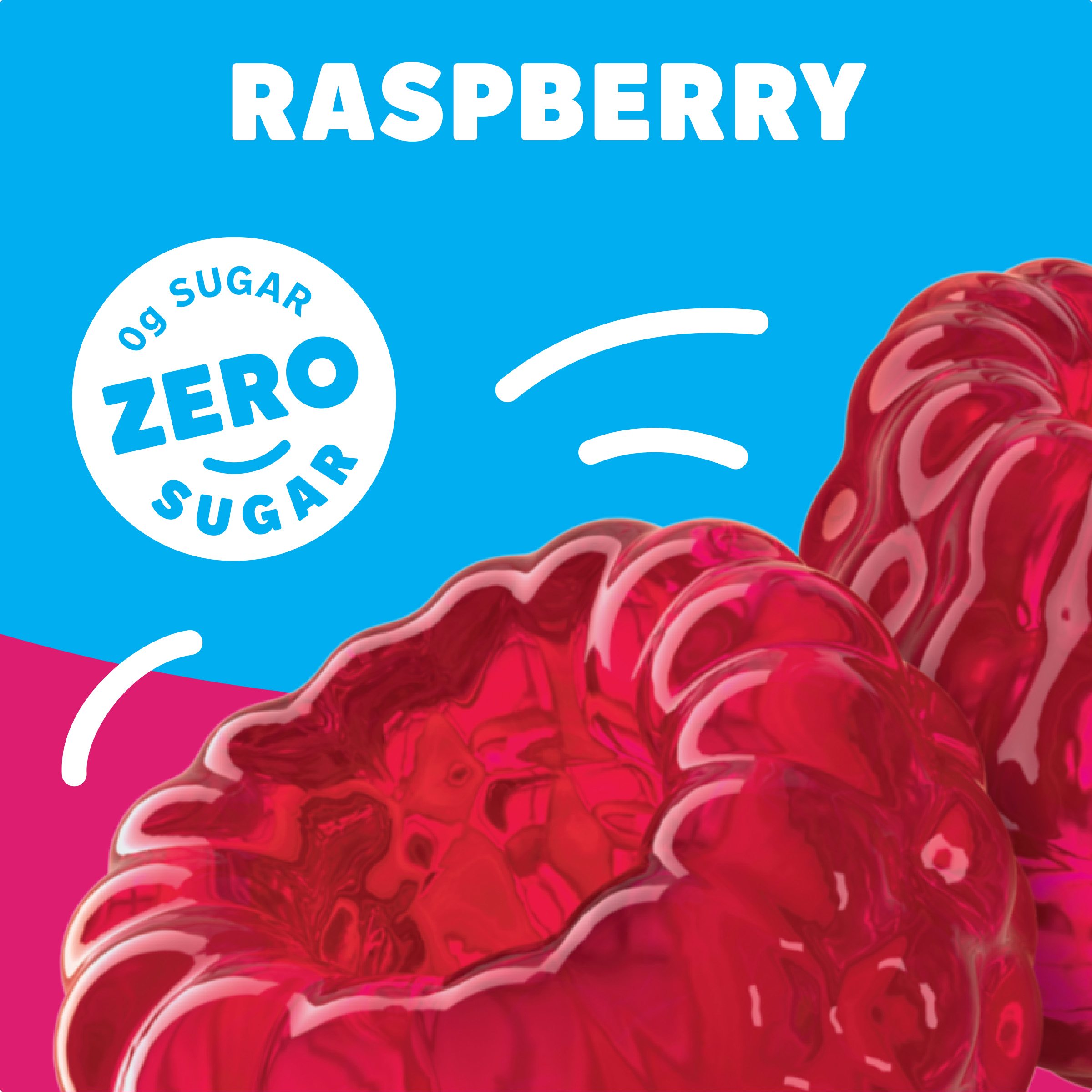 Zero Sugar Raspberry Flavor Gelatin