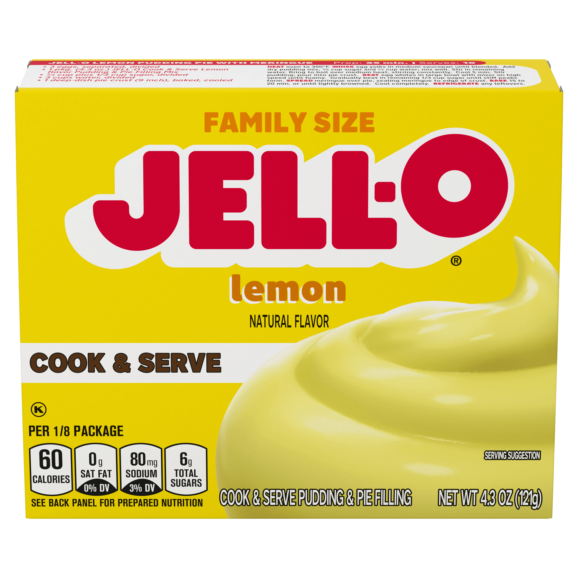 Lemon Pudding & Pie Filling Mix
