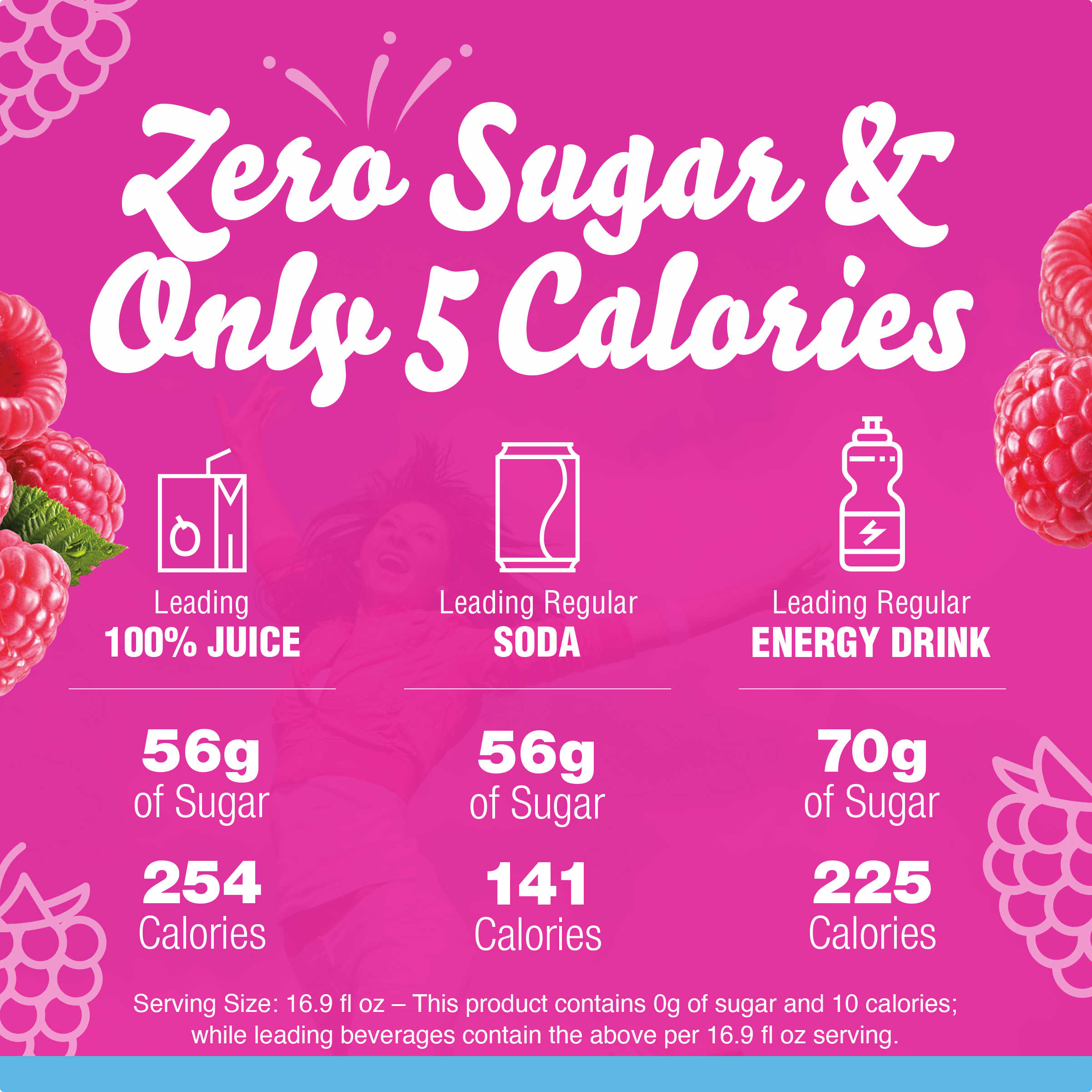 Raspberry Ice Artificially Flavored Powdered Drink Mix