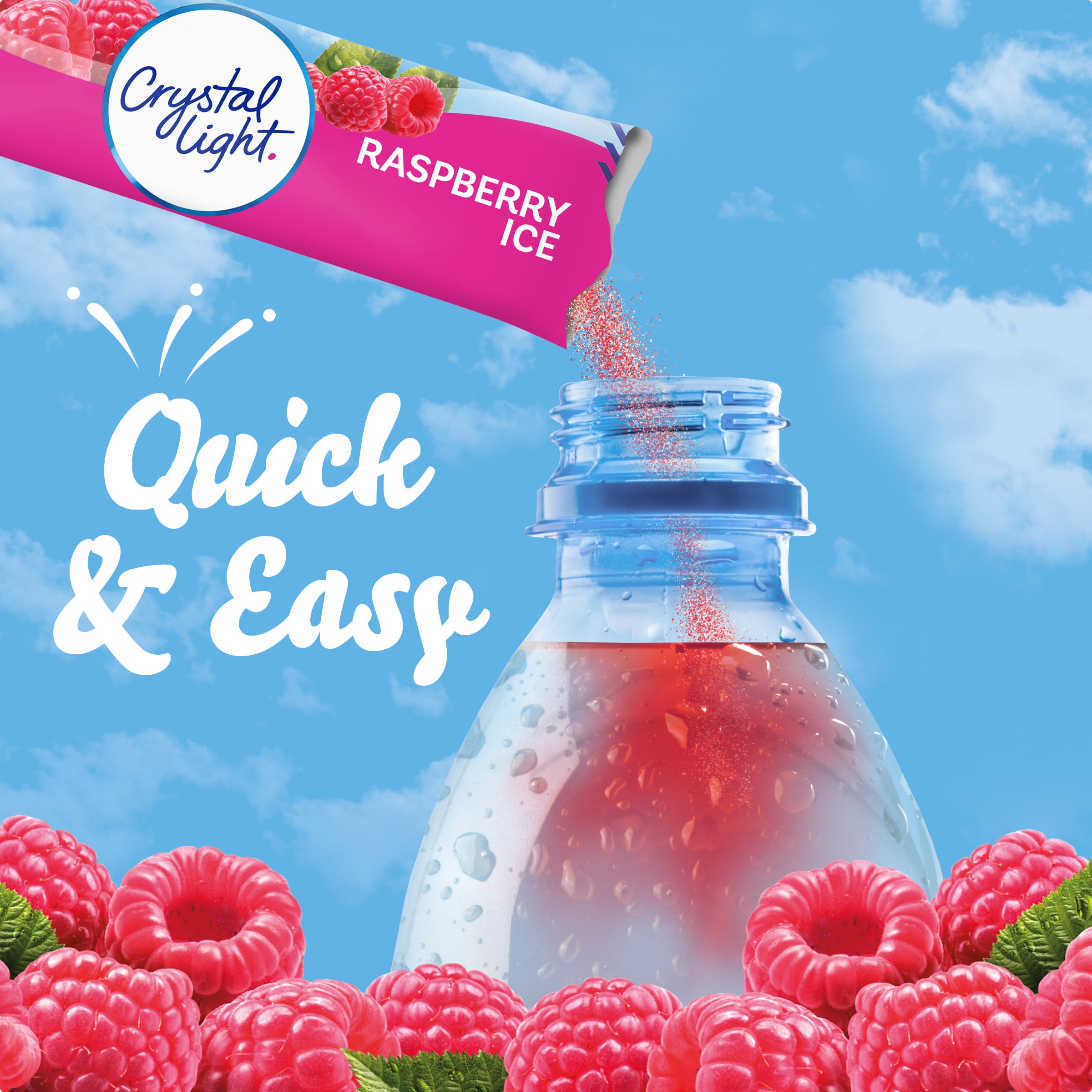Raspberry Ice Artificially Flavored Powdered Drink Mix