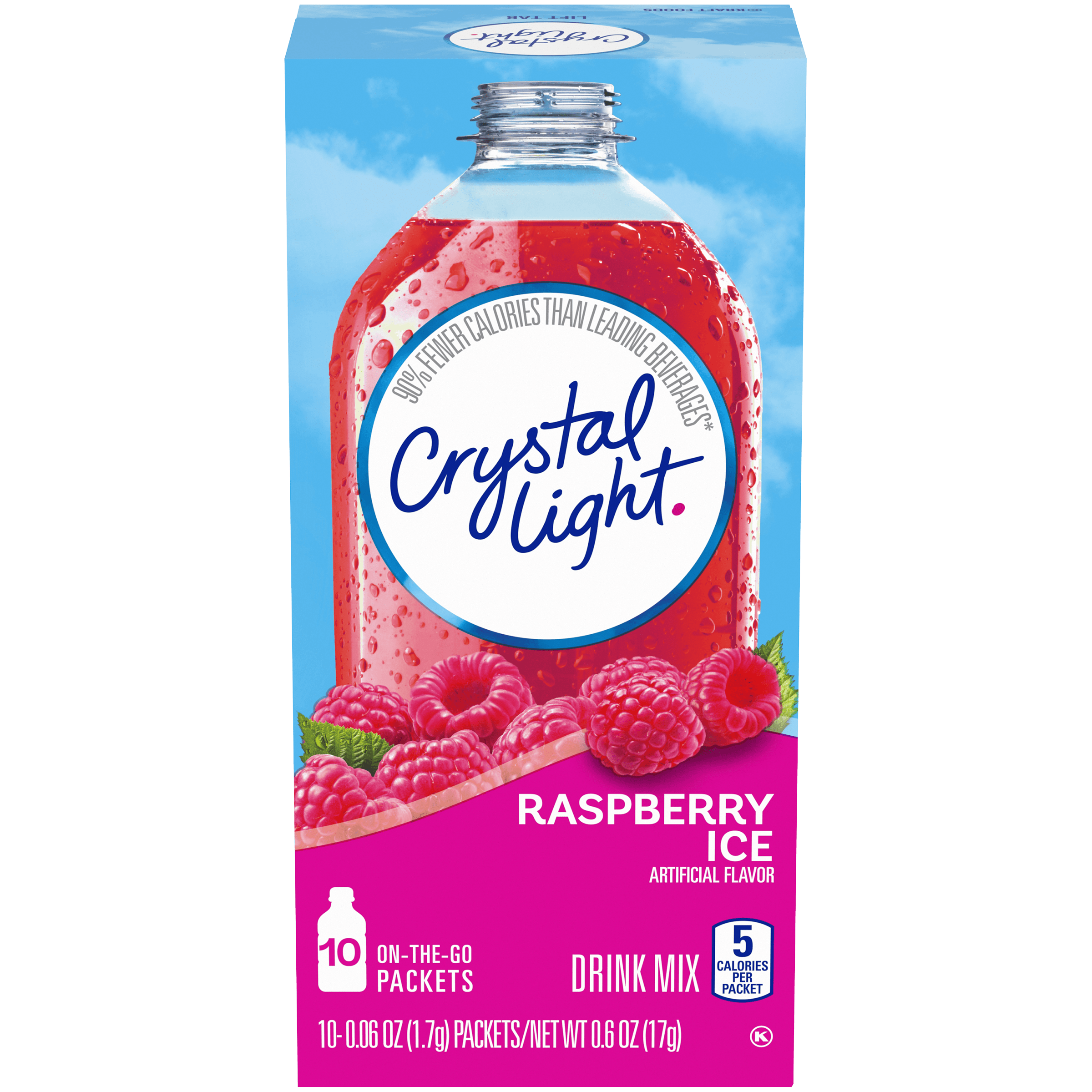 Raspberry Ice Artificially Flavored Powdered Drink Mix