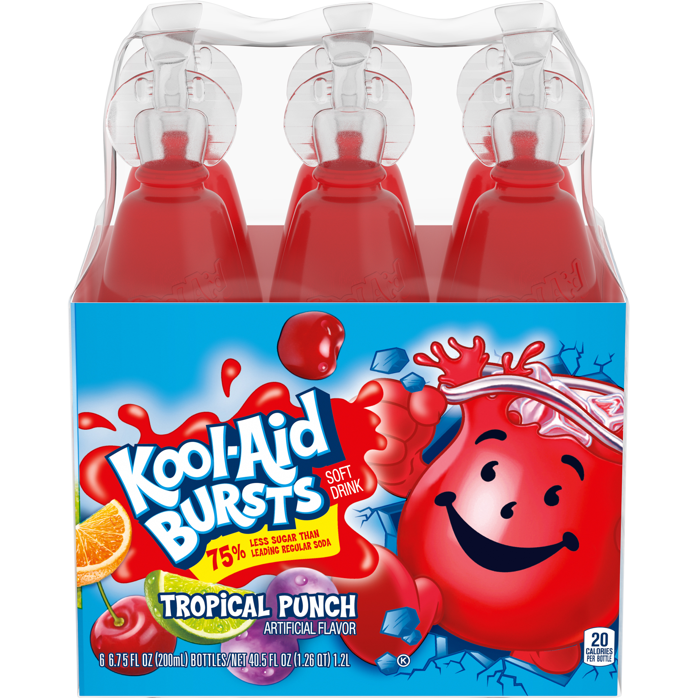 Bursts Tropical Punch Artificially Flavored Soft Drink