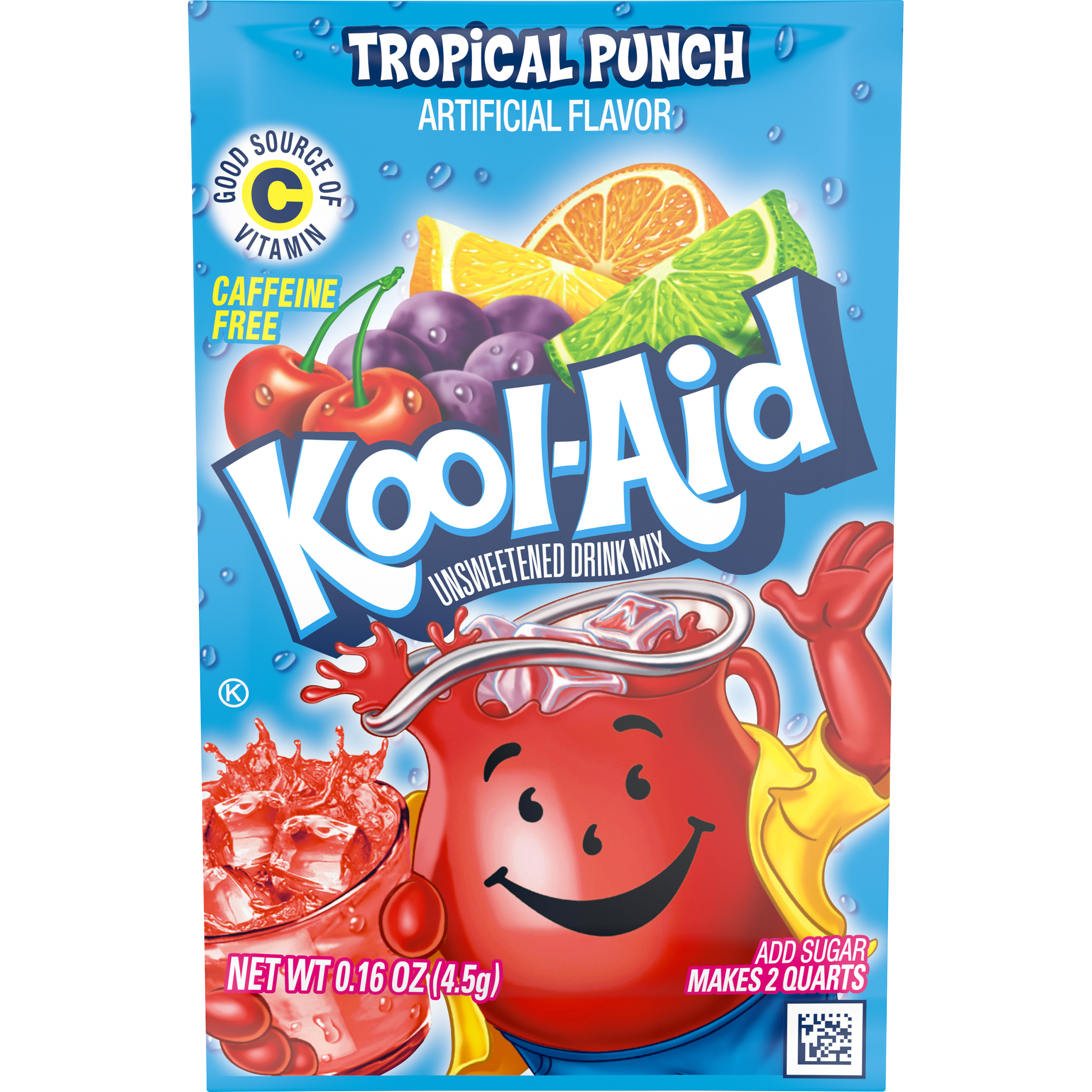 Unsweetened Tropical Punch Powdered Soft Drink Mix