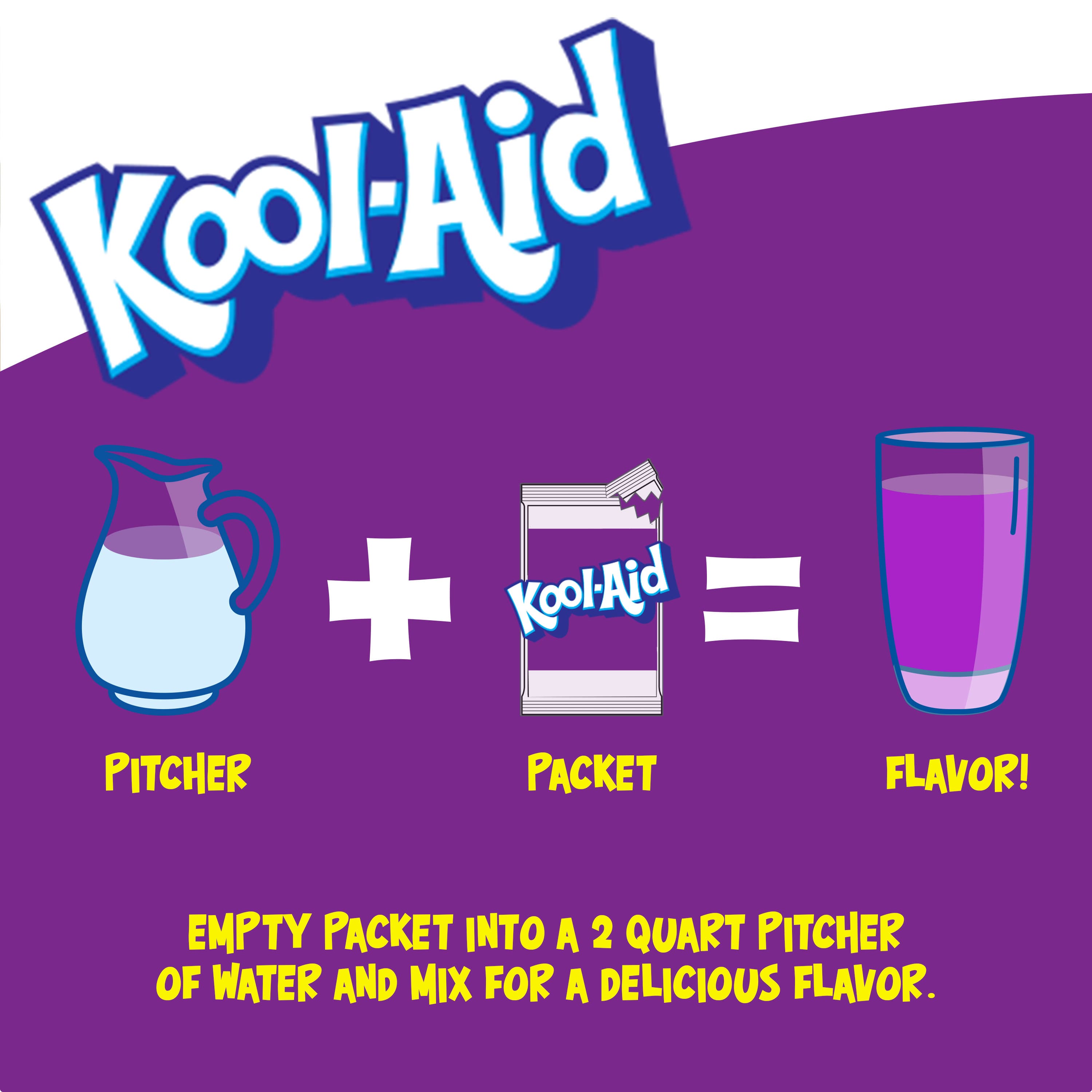 Unsweetened Grape Artificially Flavored Powdered Soft Drink Mix Value Pack