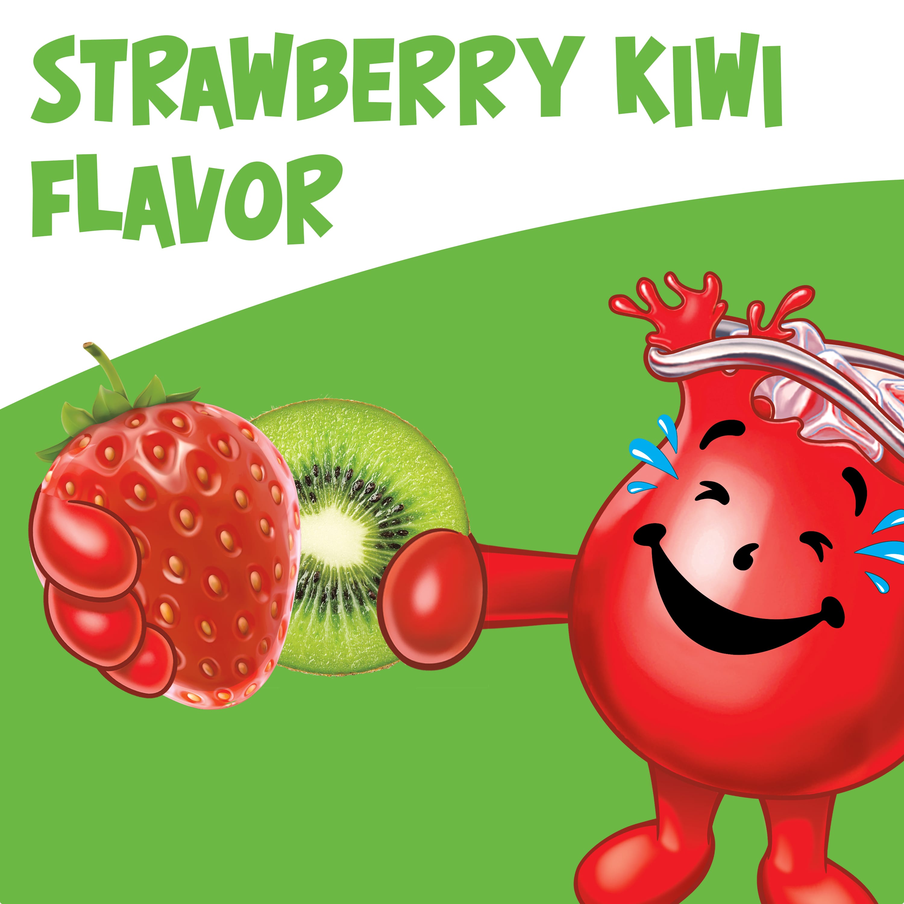 Unsweetened Strawberry Kiwi Artificially Flavored Powdered Soft Drink Mix