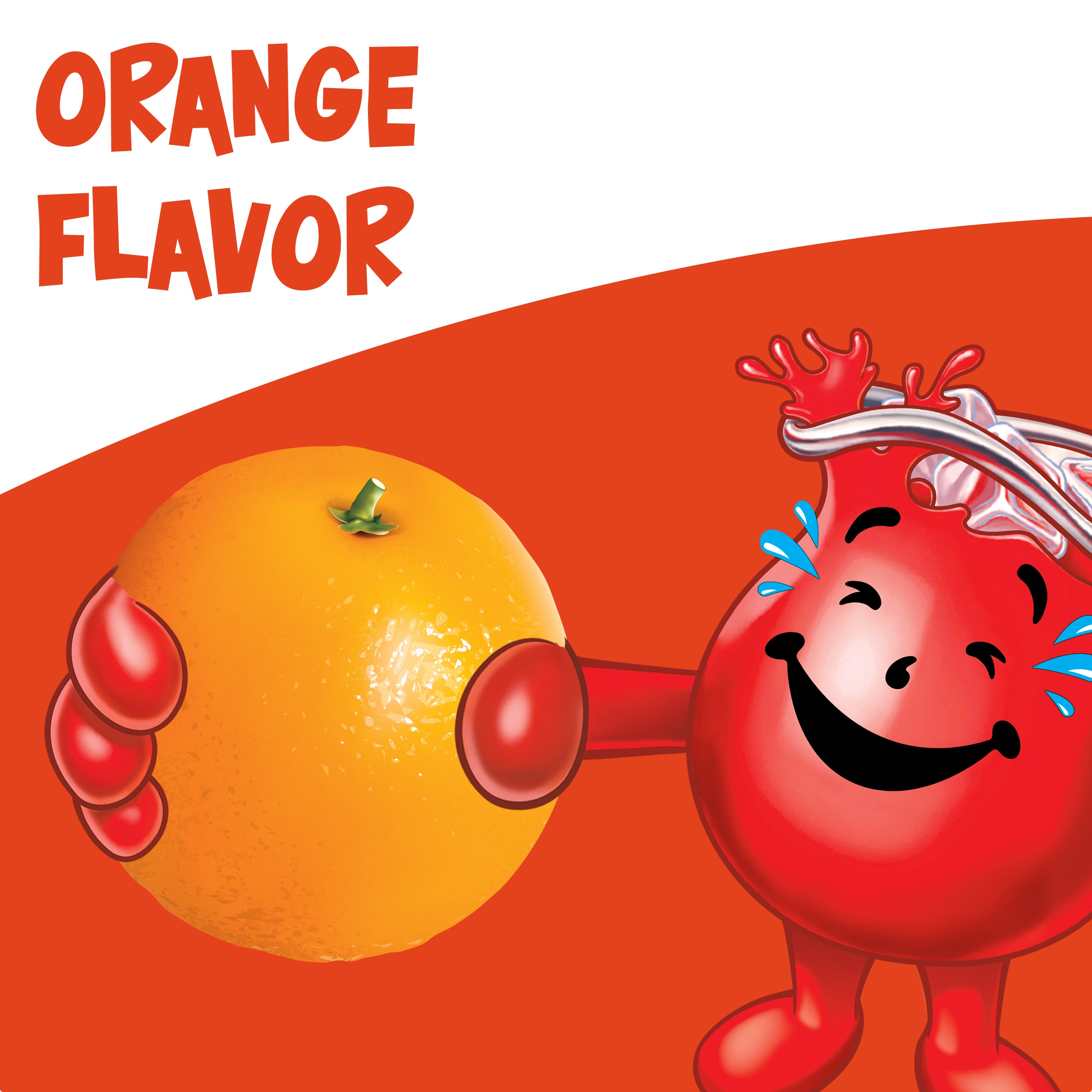 Unsweetened Orange Artificially Flavored Powdered Soft Drink Mix