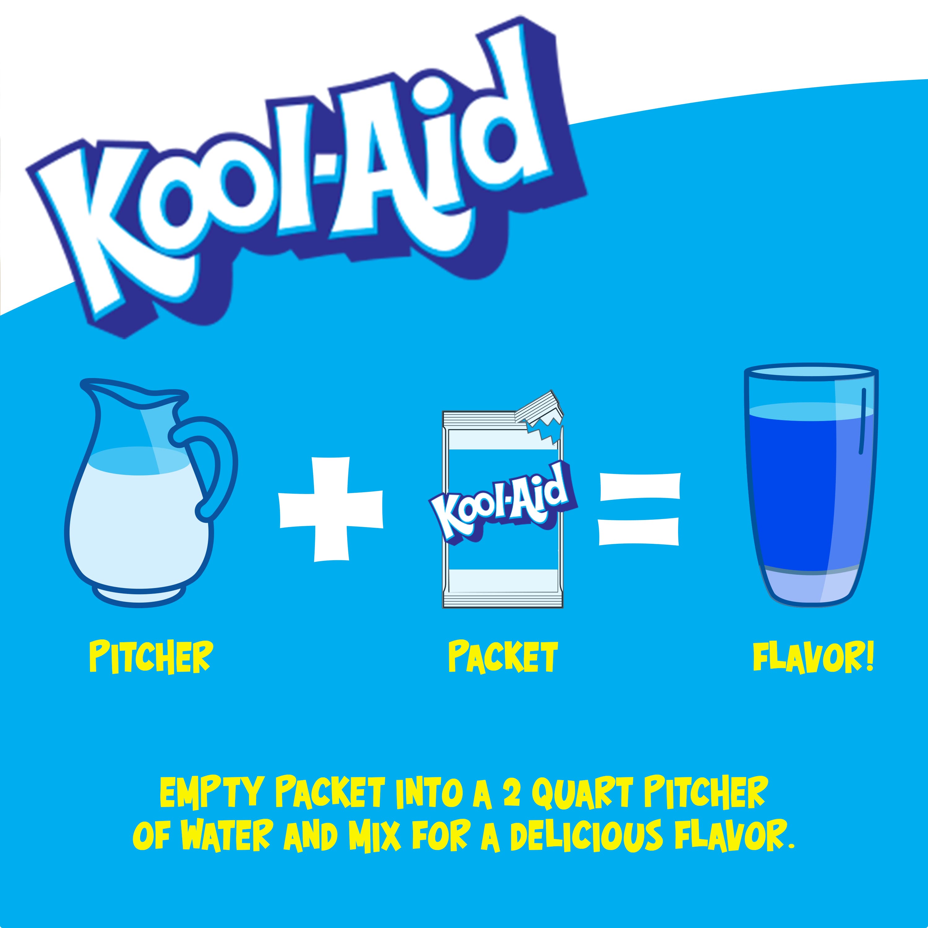 Unsweetened Blue Raspberry Lemonade Powdered Soft Drink Mix