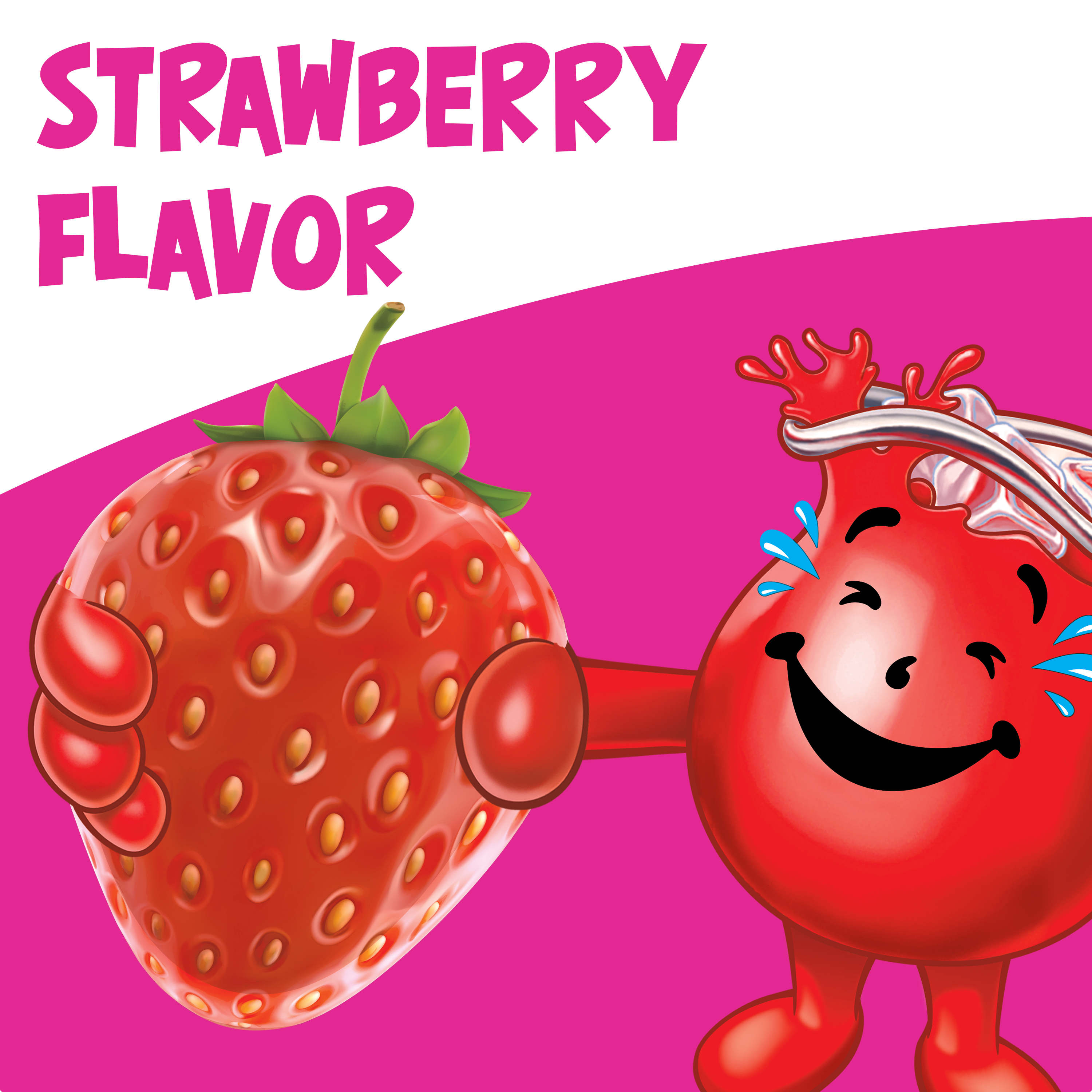 Unsweetened Strawberry Artificially Flavored Powdered Soft Drink Mix
