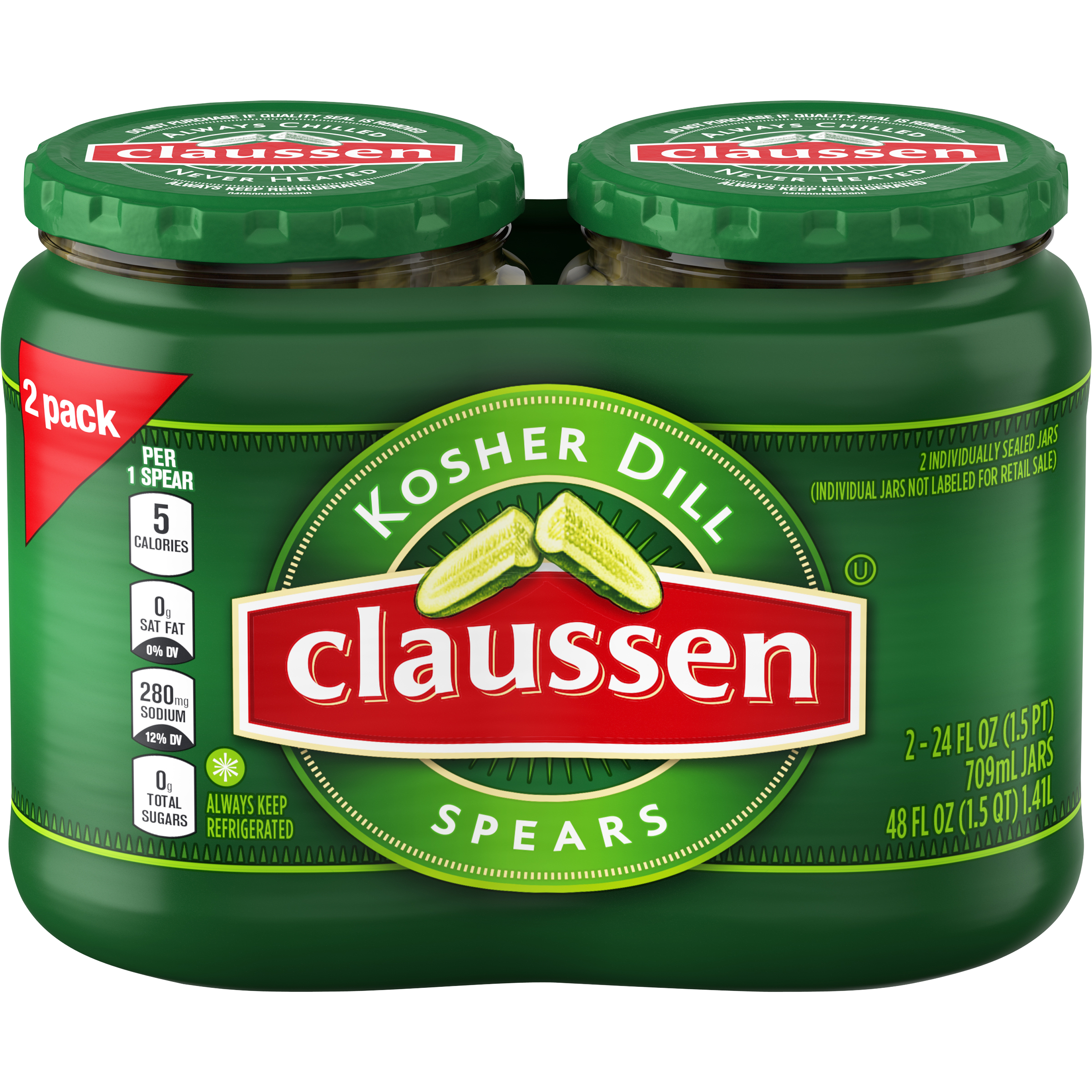 Kosher Dill Pickle Spears