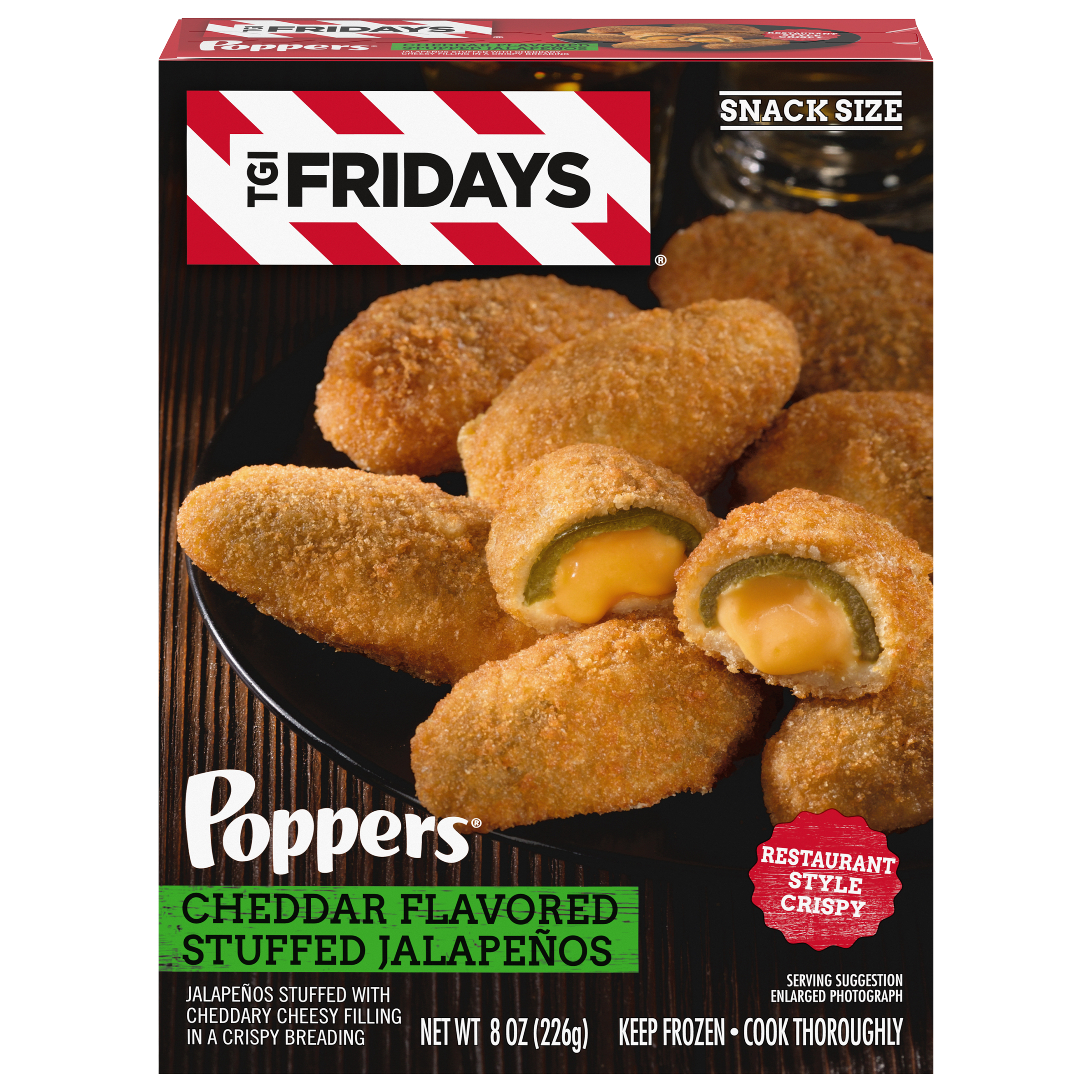 Cheddar Cheese Stuffed Jalapeno Poppers Frozen Snacks
