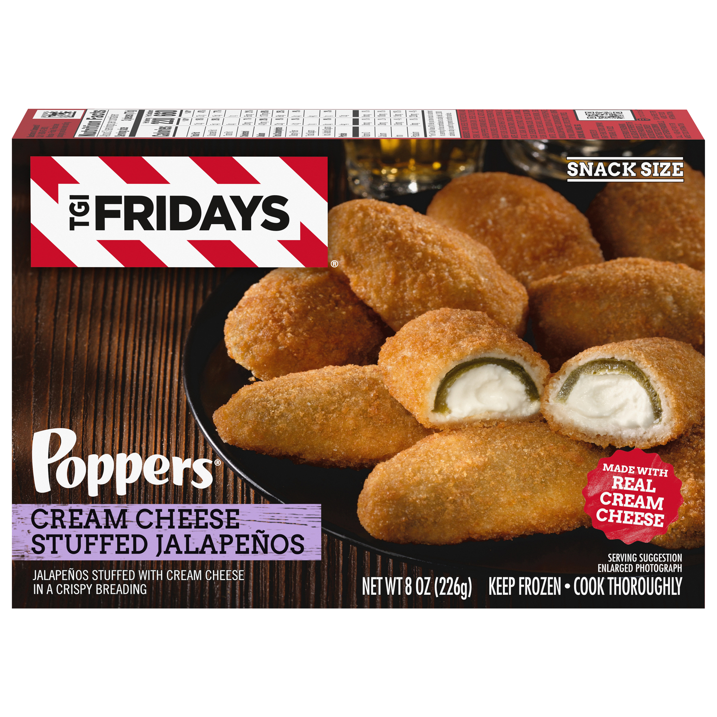 Cream Cheese Stuffed Jalapeno Poppers Frozen Snacks