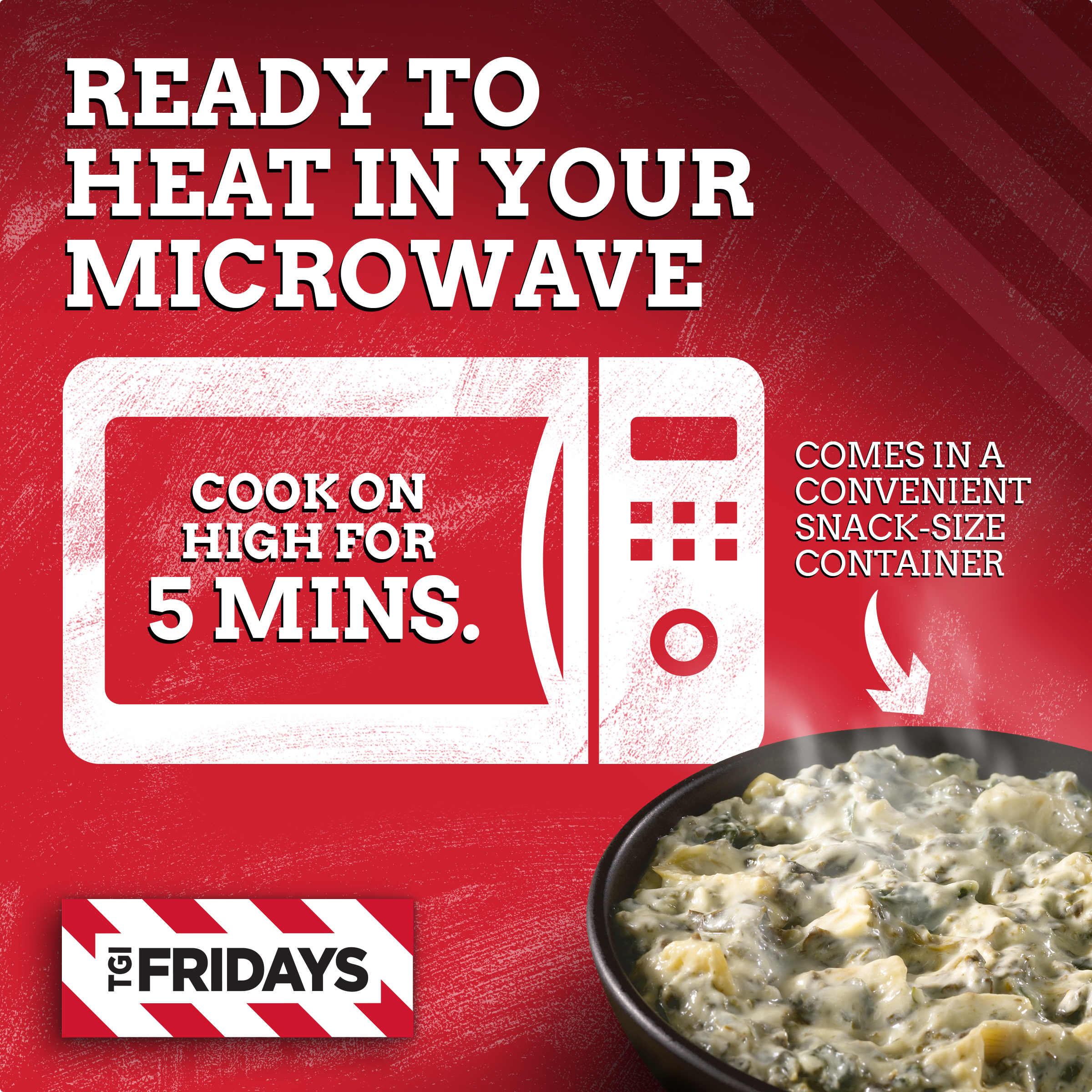 Spinach & Artichoke Cheese Dip Frozen Snack