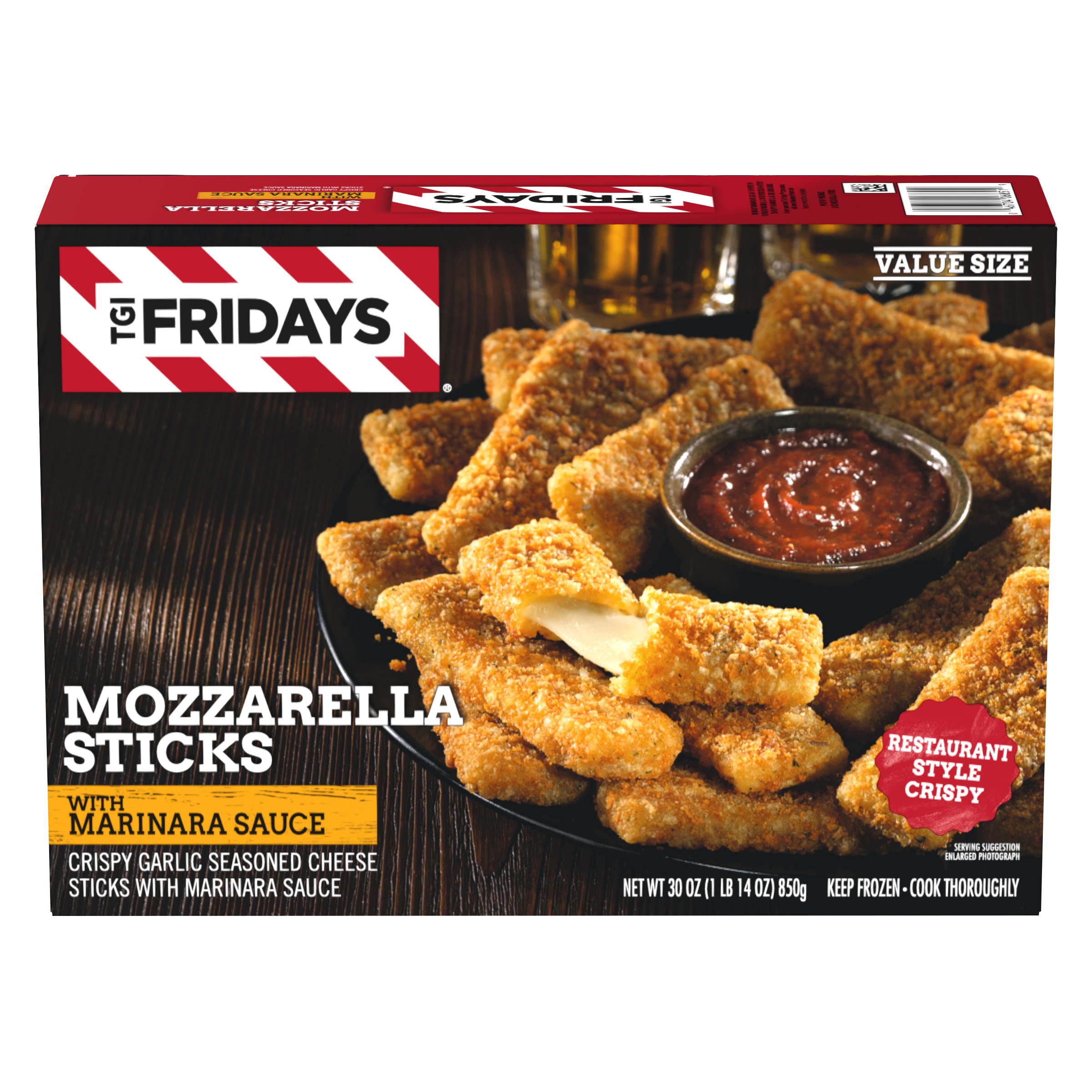 Mozzarella Sticks Frozen Snacks with Marinara Sauce