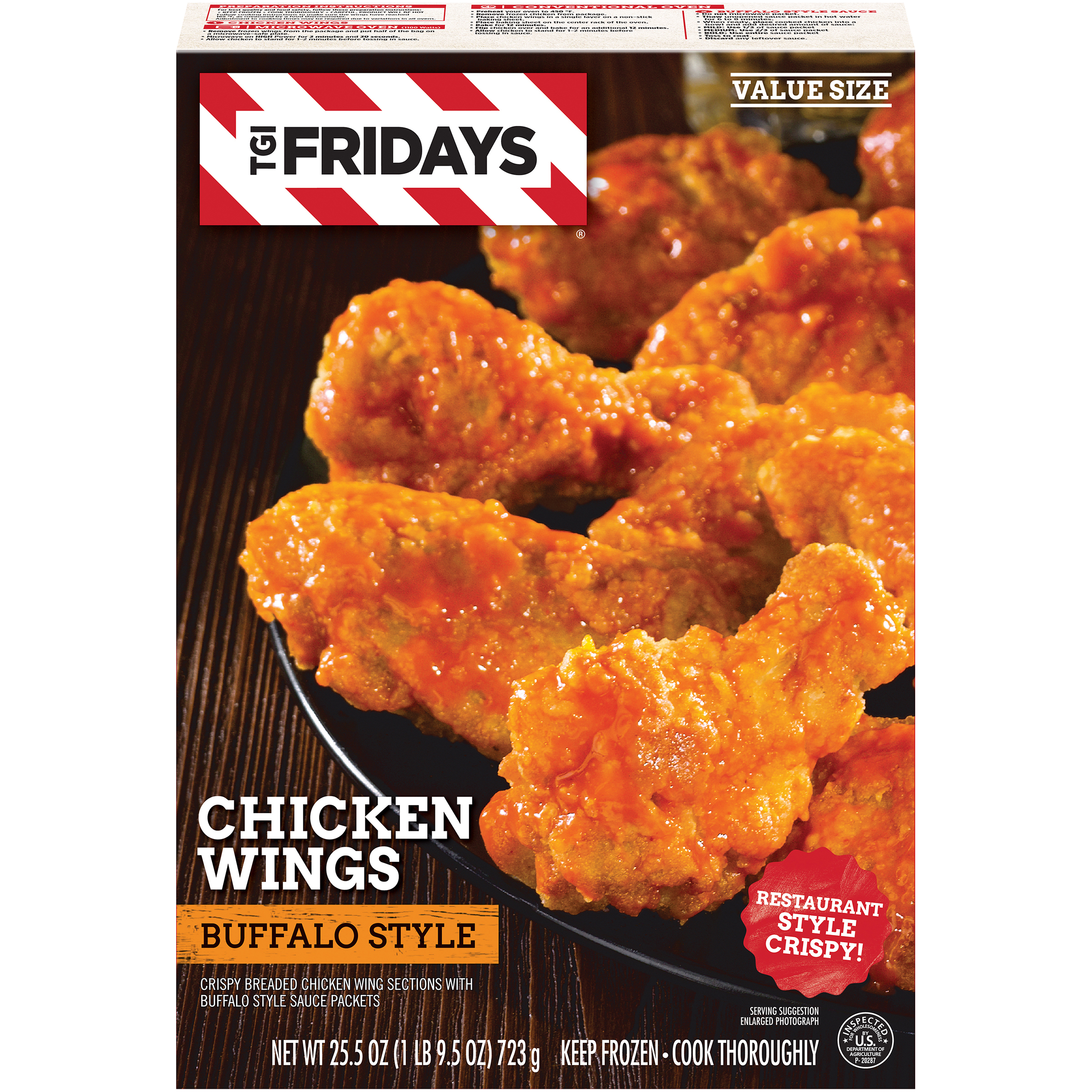 Buffalo Style Chicken Wings Frozen Snacks