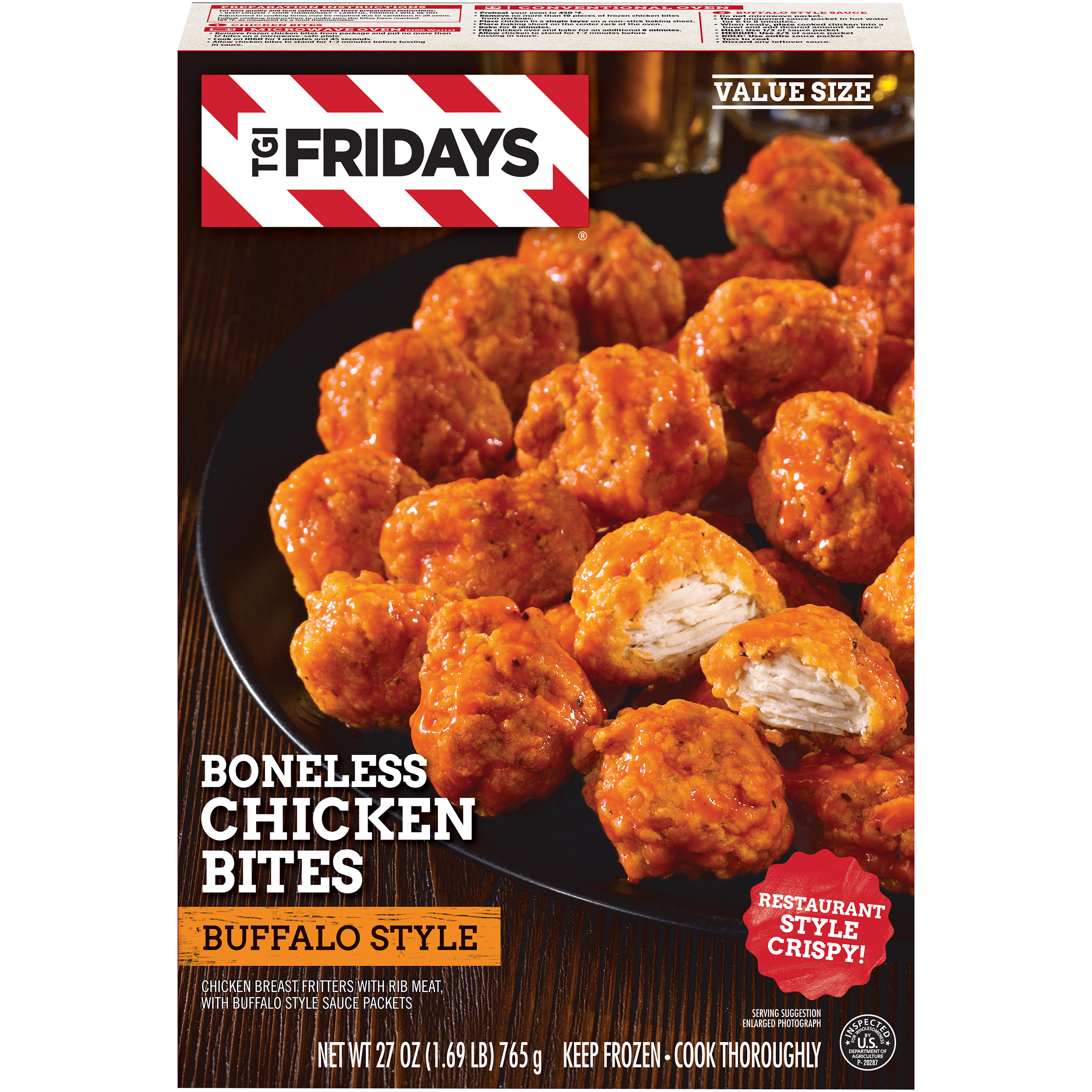 Buffalo Style Boneless Chicken Bites Frozen Snacks