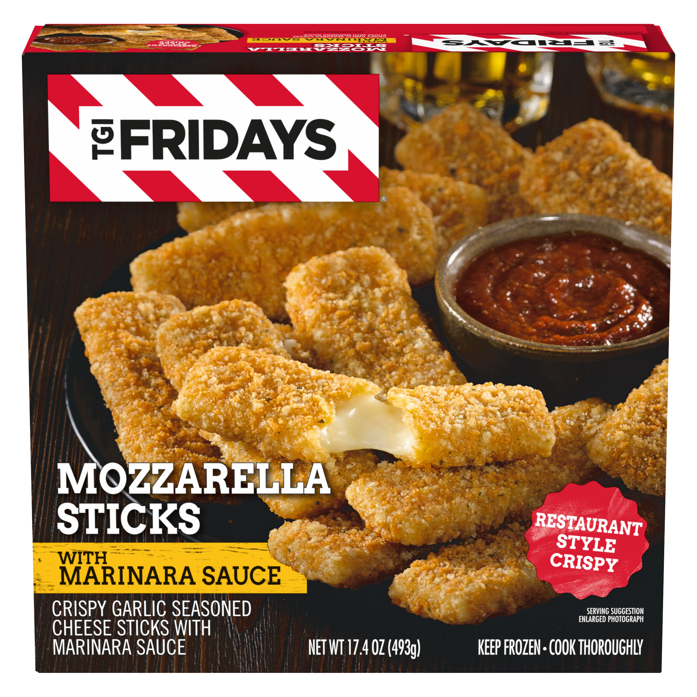 Mozzarella Sticks Frozen Snacks with Marinara Sauce