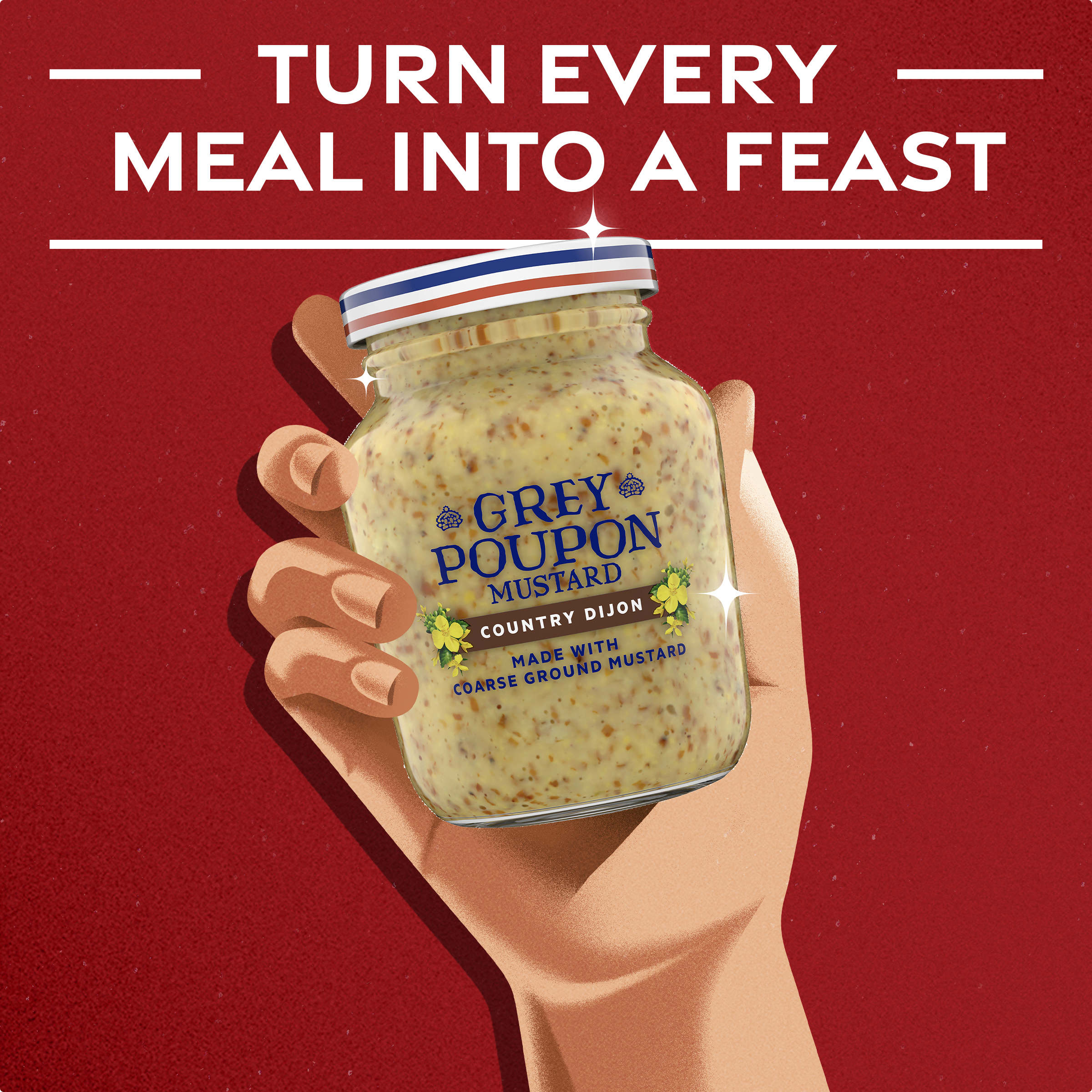 Country Dijon Coarse Ground Mustard