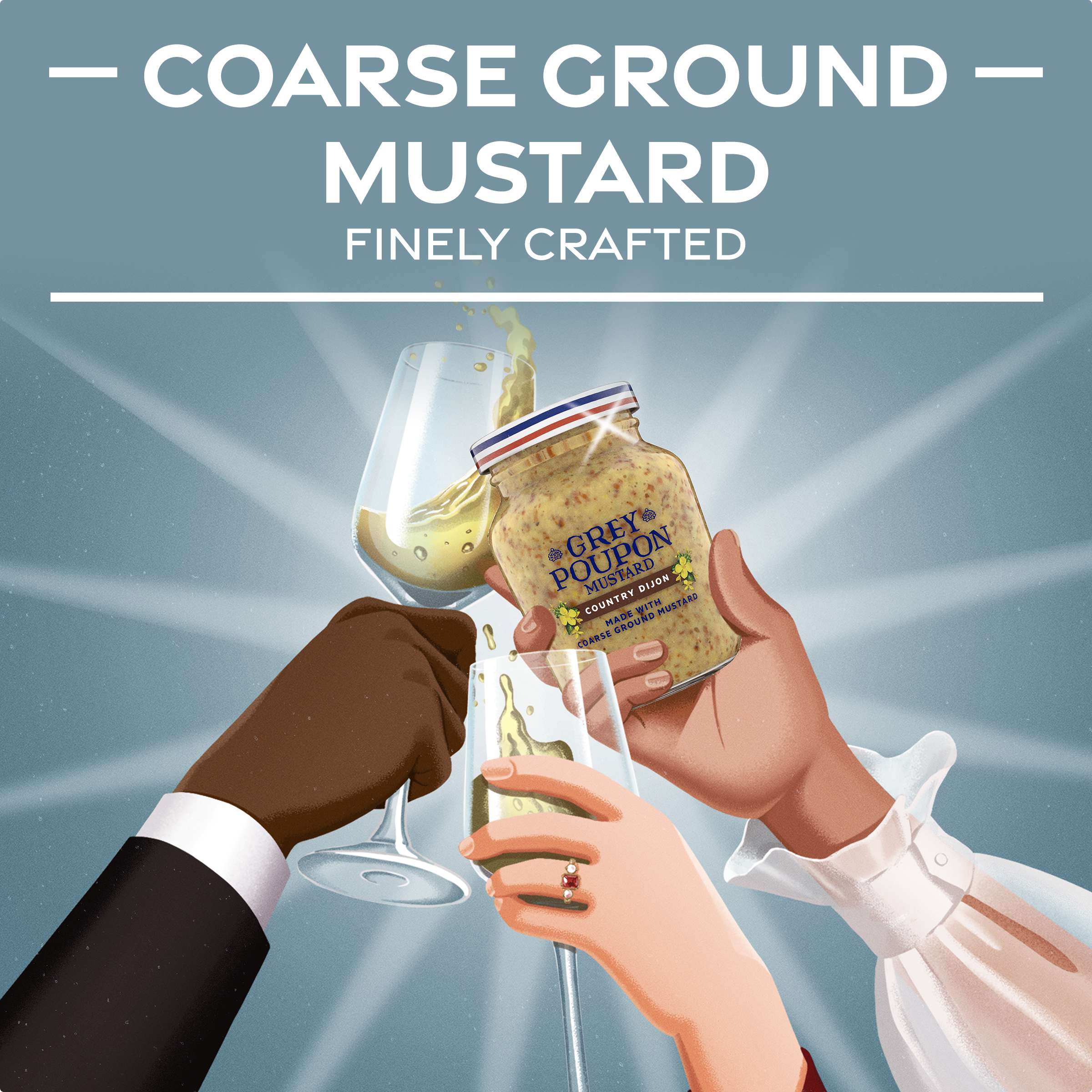 Country Dijon Coarse Ground Mustard
