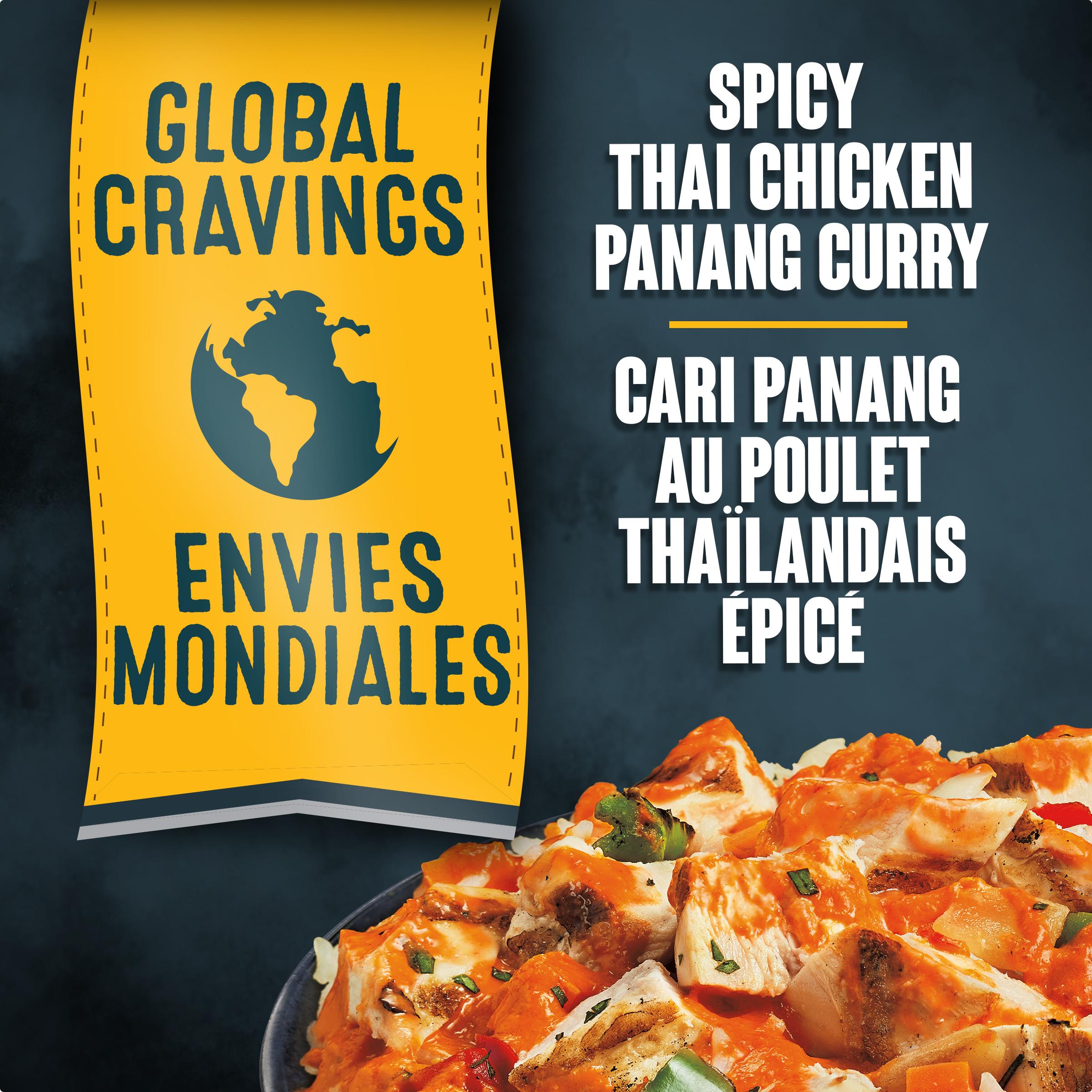 Repas surgelé Poulet thaïlandais épicé Panang Curry