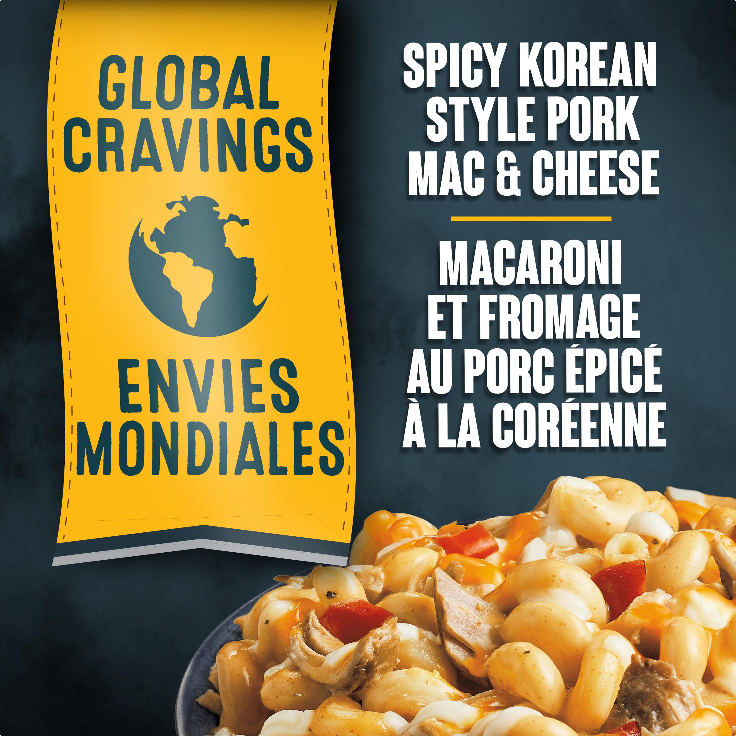 Spicy Korean Style Pork Macaroni & Cheese Frozen Meal
