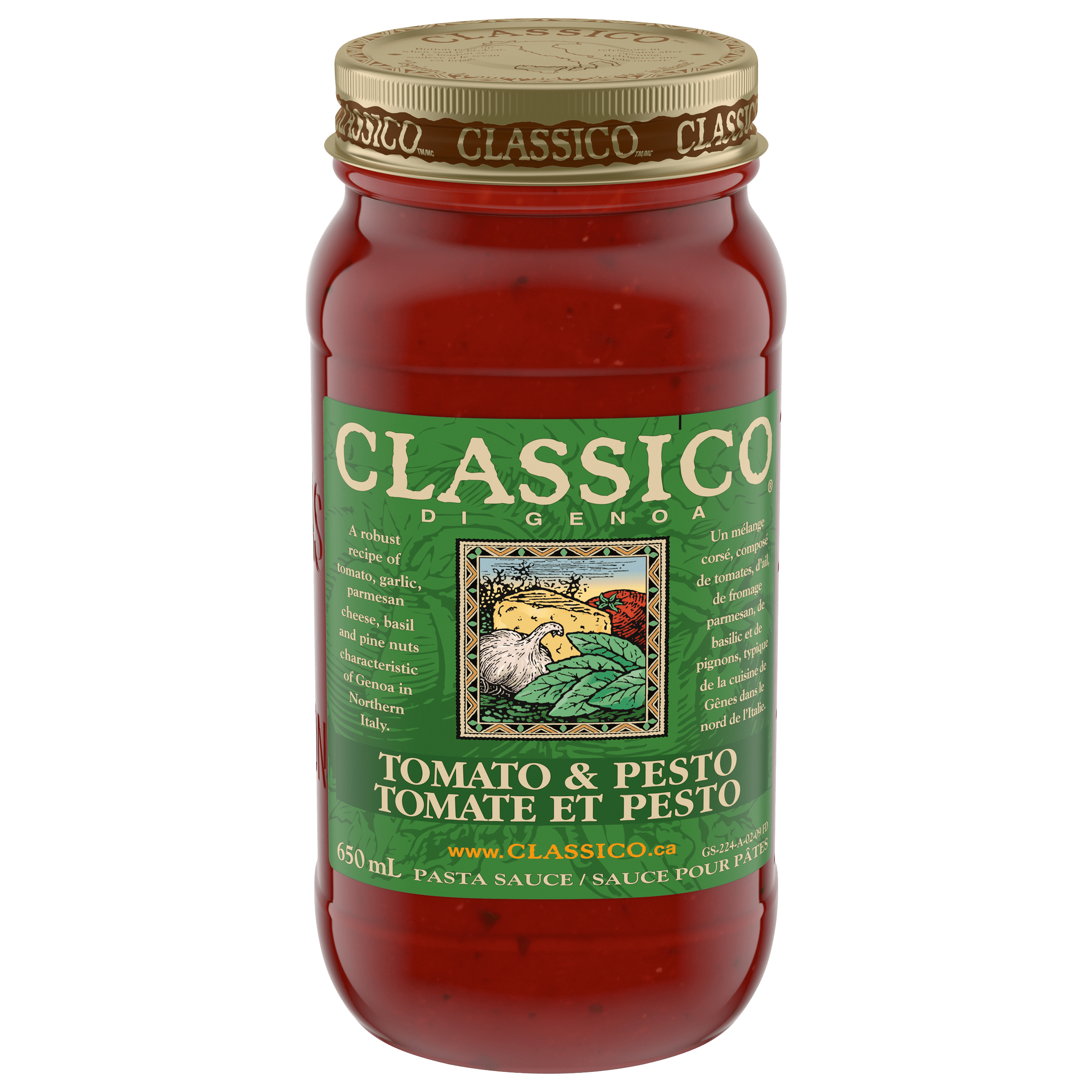 Sauce pour pâtes di Genoa Tomate et pesto