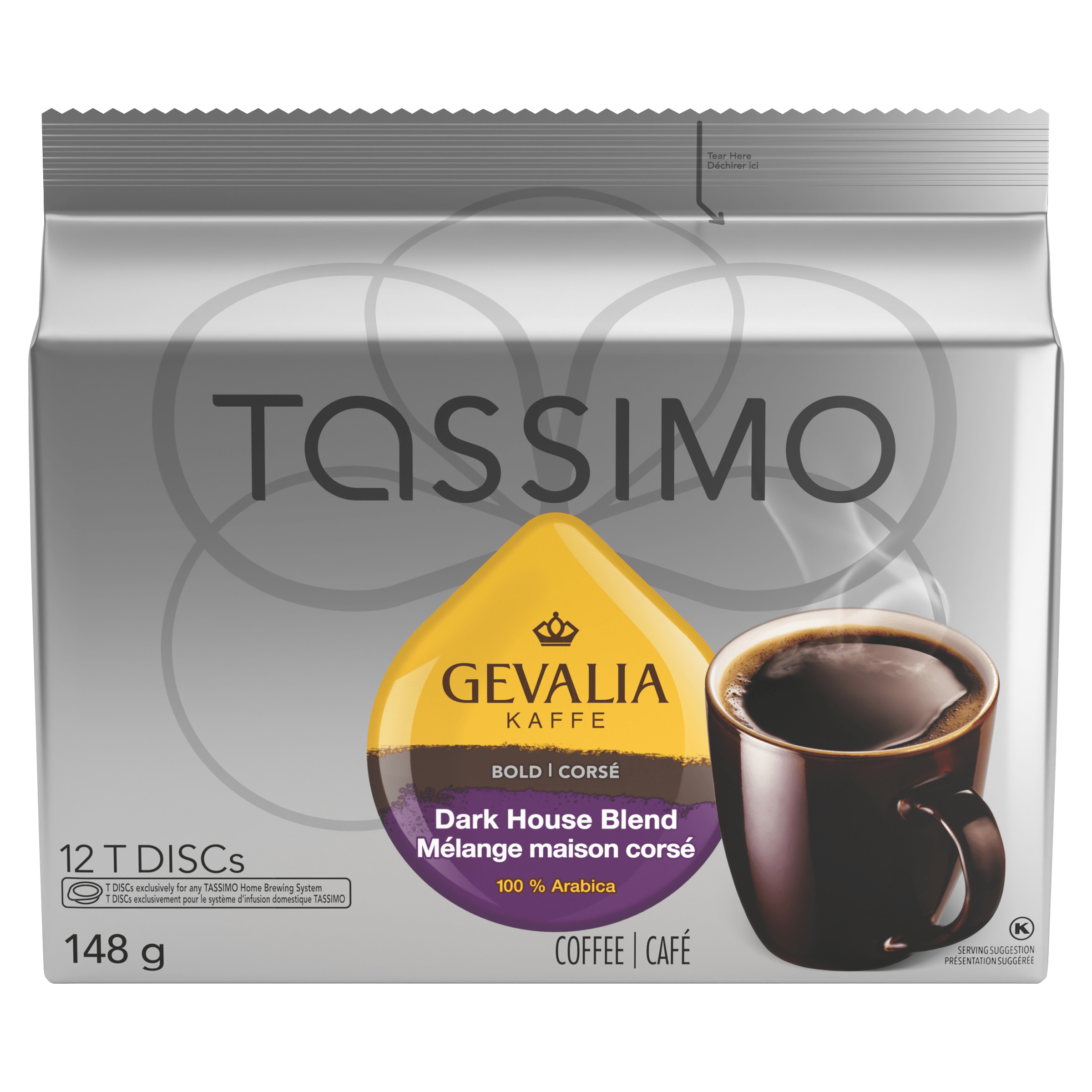 Disques individuels T DISC de café Mélange corsé Gevalia