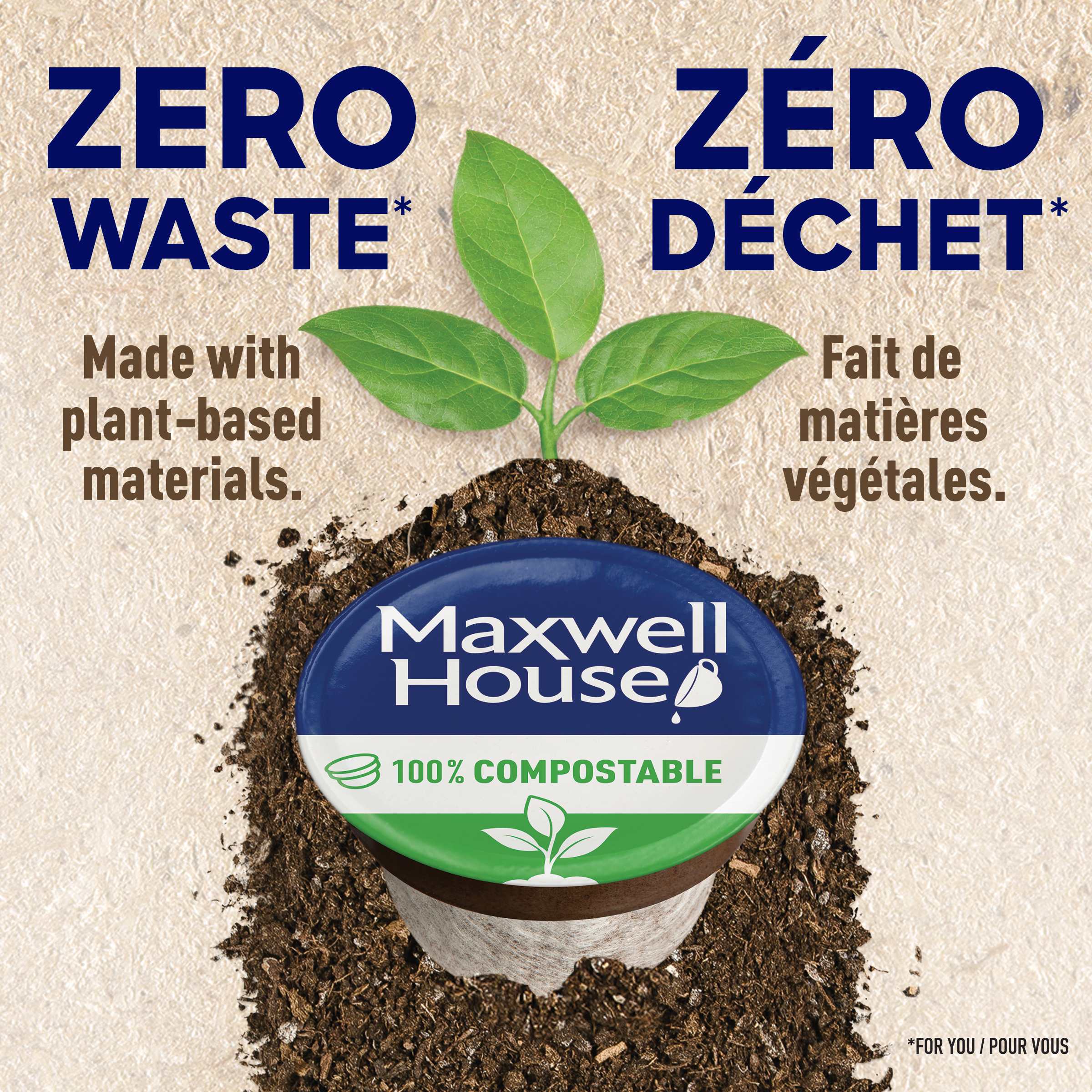 Original Roast Coffee 100 Compostable K Cup Coffee Pods Maxwell House Products Heinz Canada