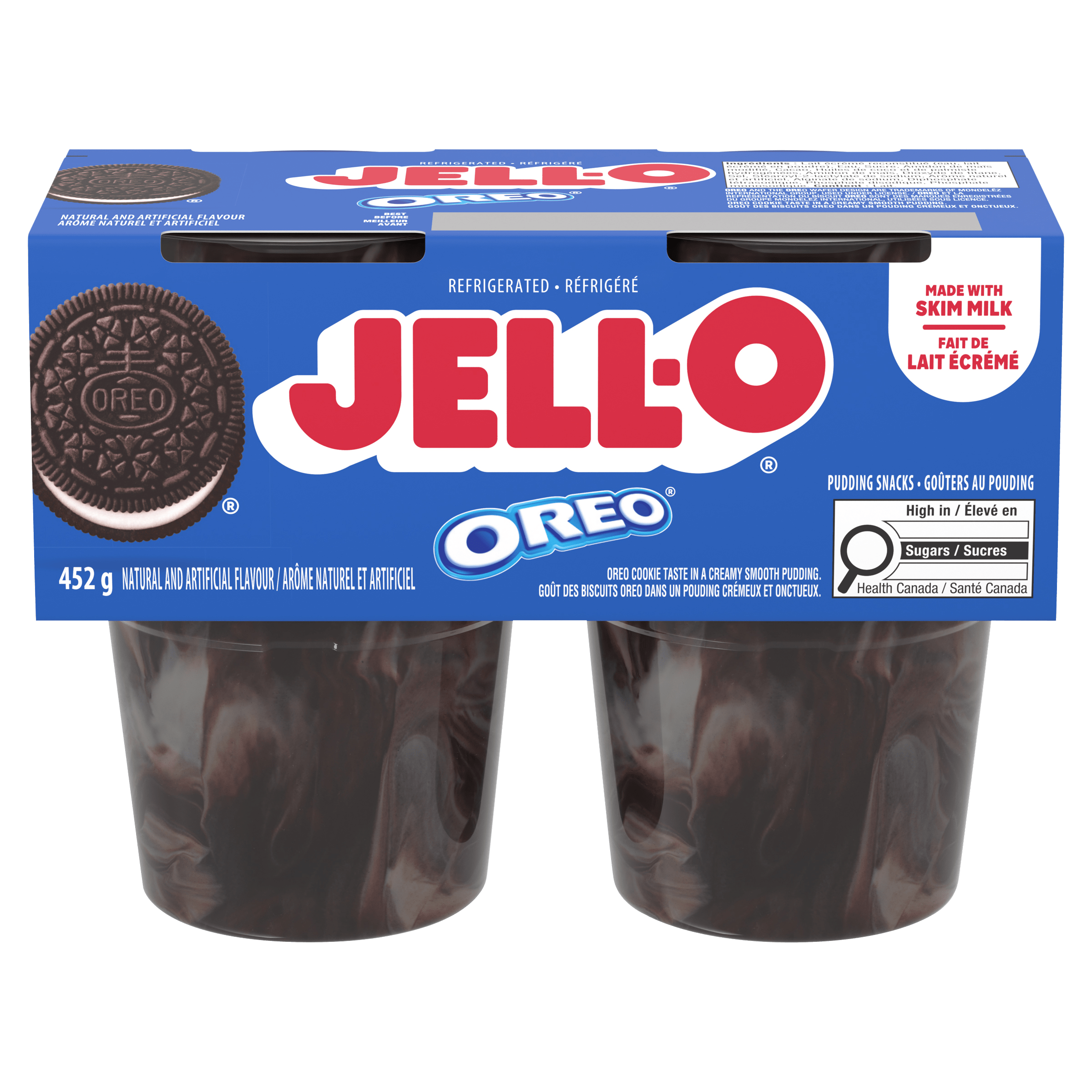 Goûters au pouding réfrigérés Oreo