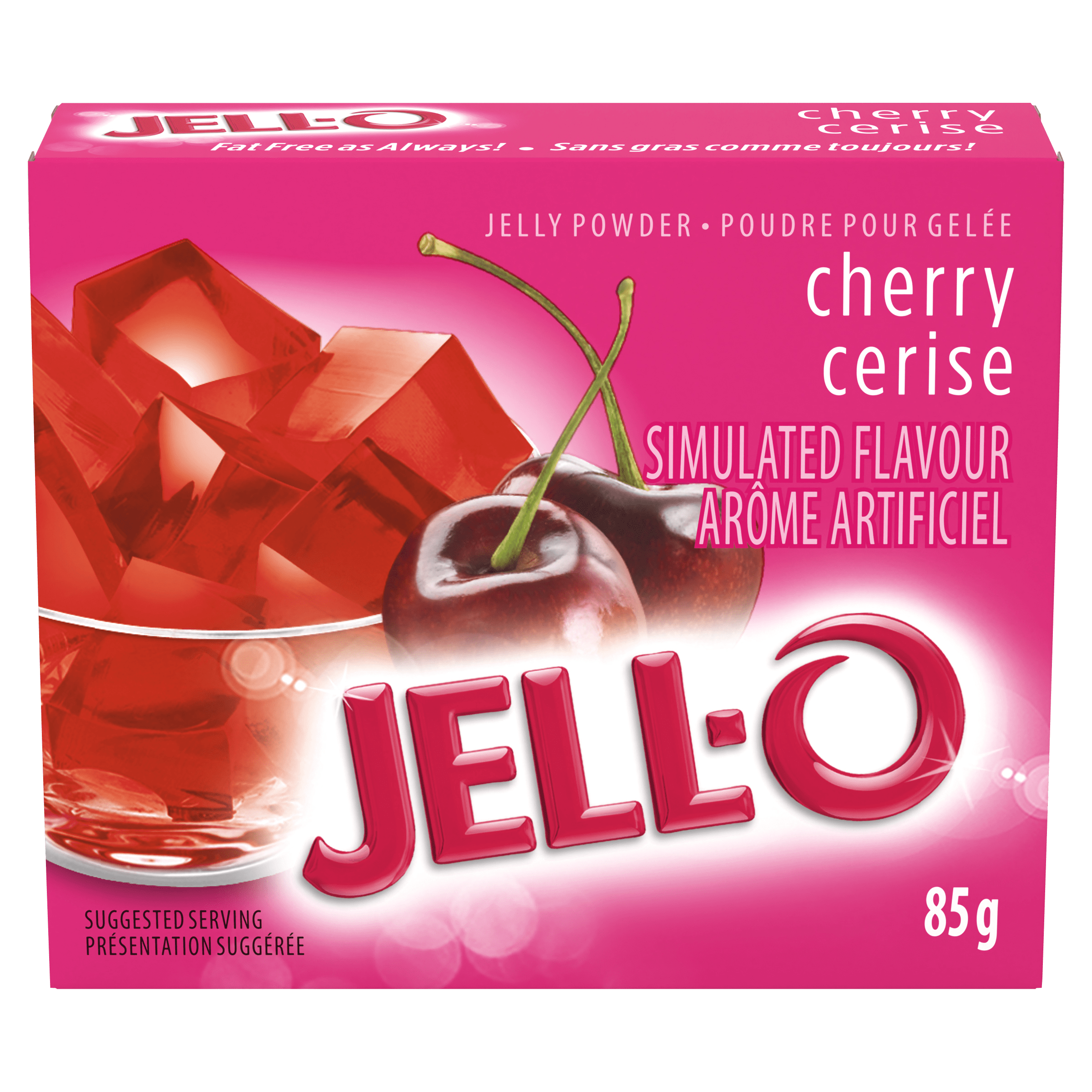Poudre pour gelée Cerise - préparation pour dessert en gélatine