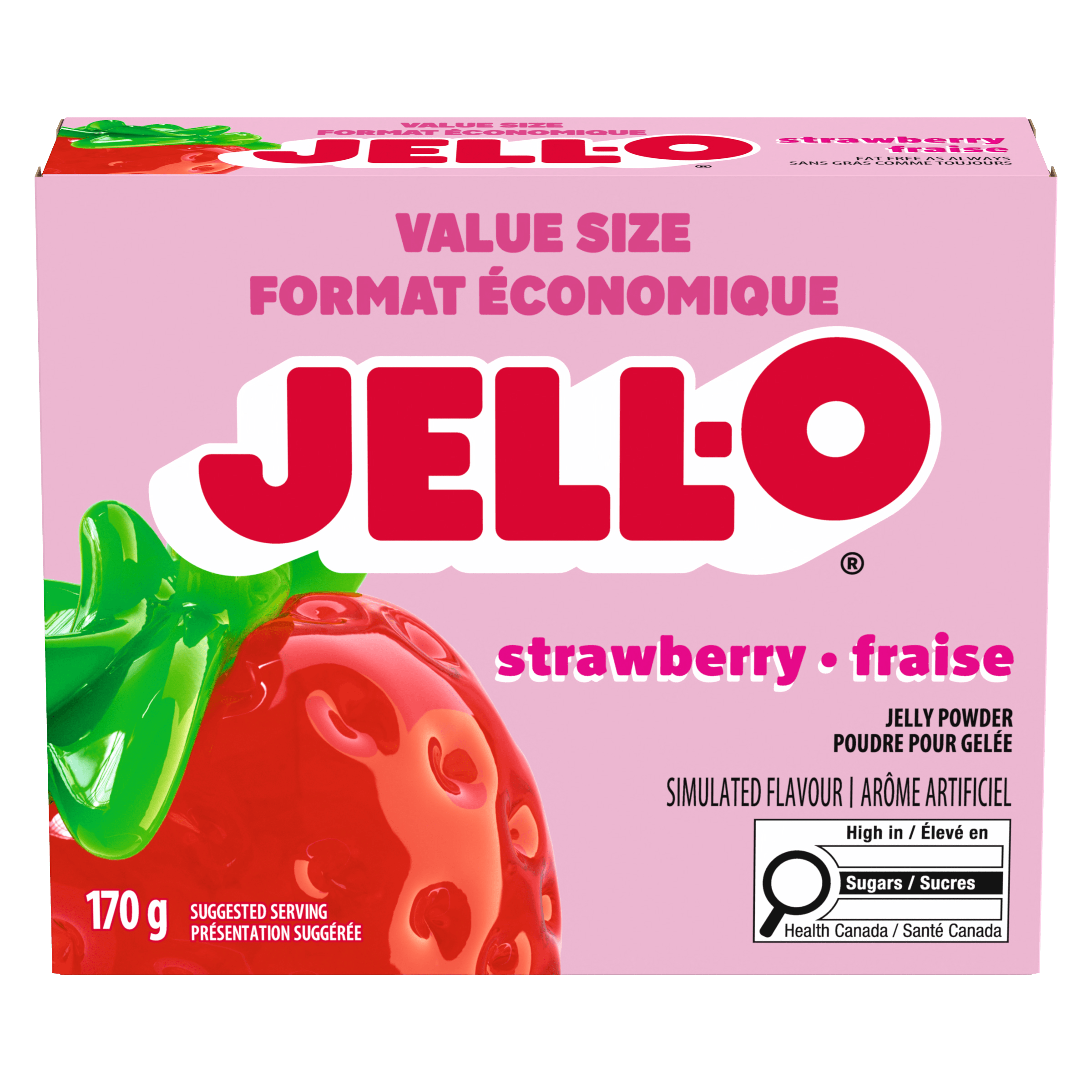 Strawberry Jelly Powder Mix, Value Size