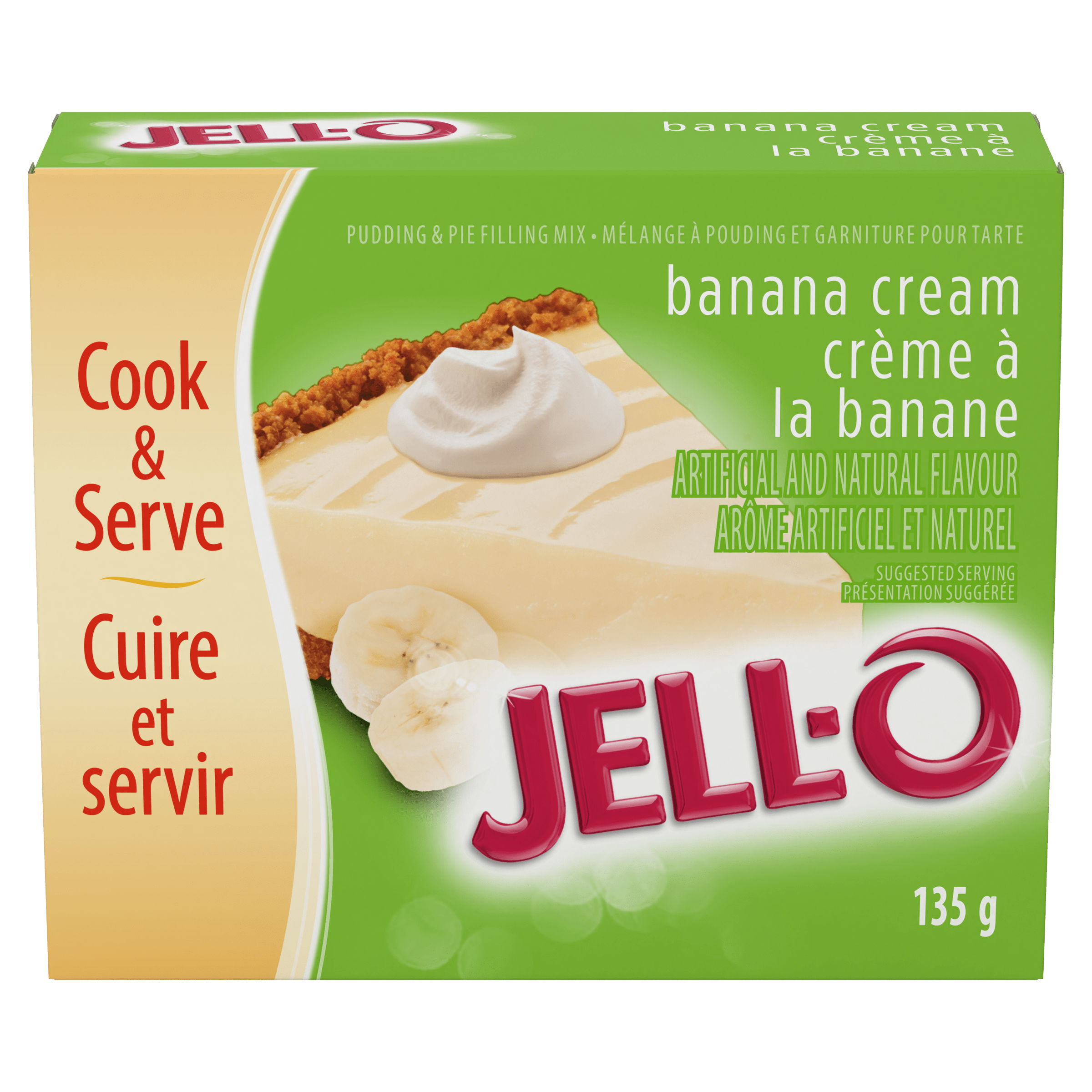 Instant Pudding And Pie Filling Banana Cream Jell O Products Heinz Canada