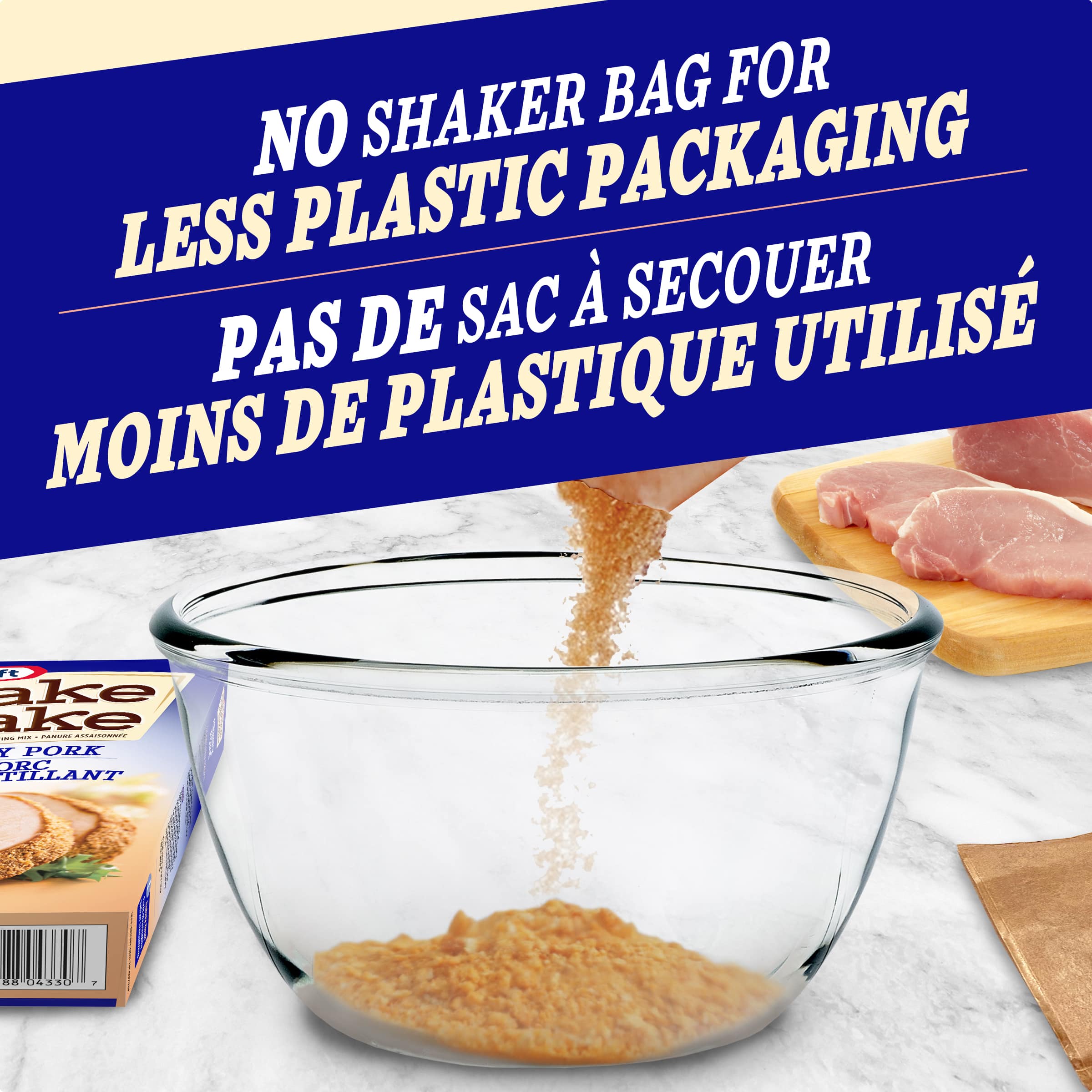 Panure assaisonnée pour porc croustillant