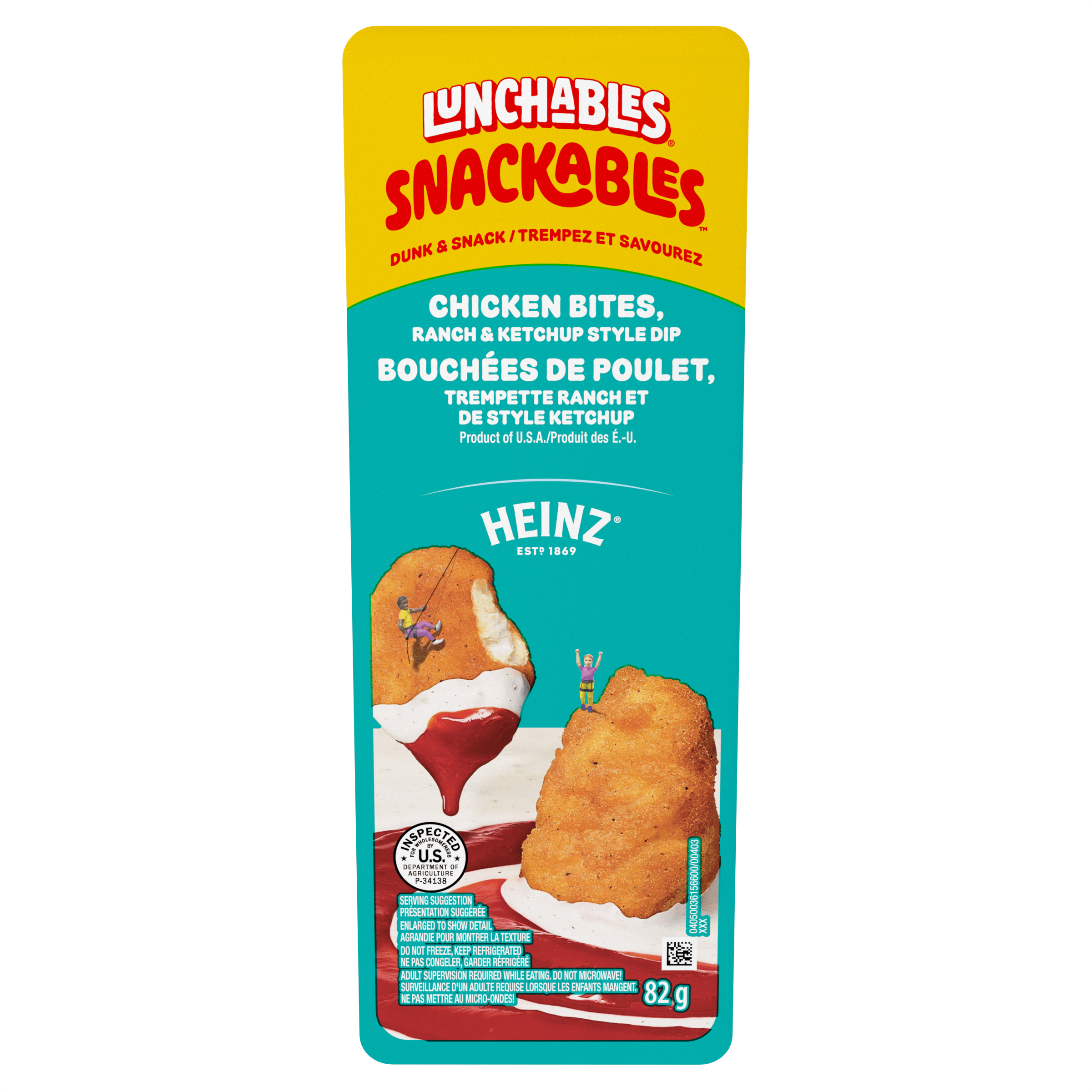 Snackables Chicken Bites, Ranch & Ketchup Style Dip