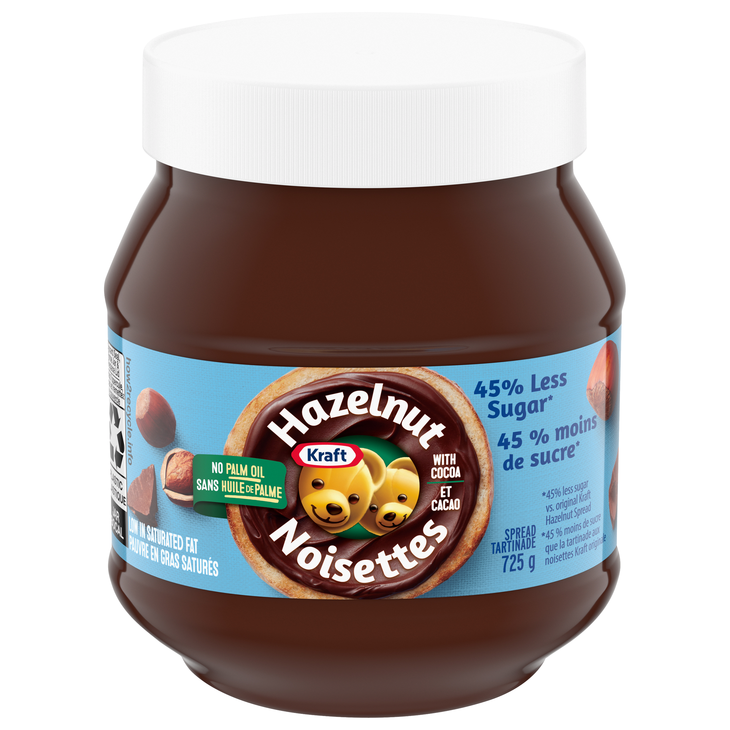 Hazelnut Spread With Cocoa, Less Sugar
