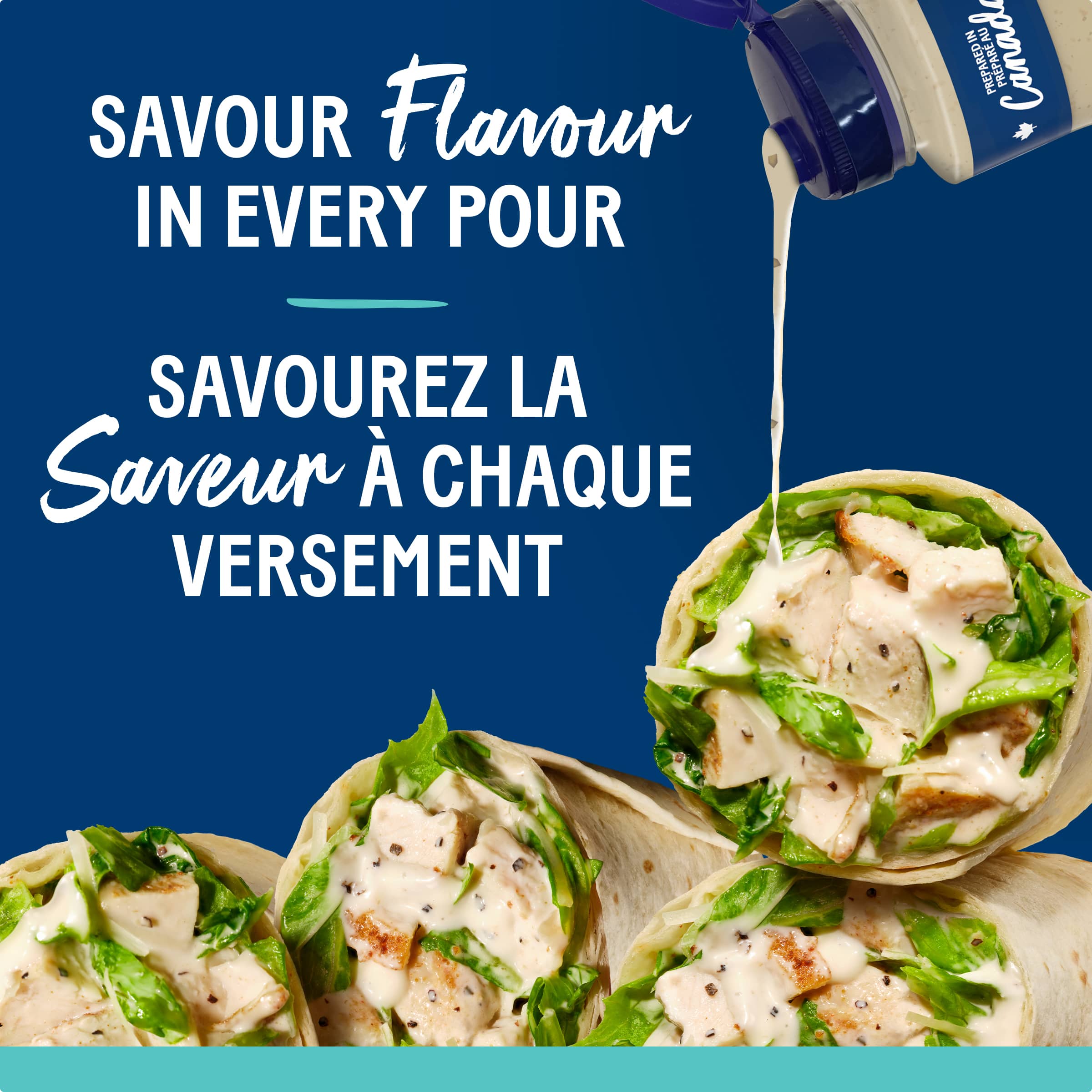 Vinaigrette César crémeuse