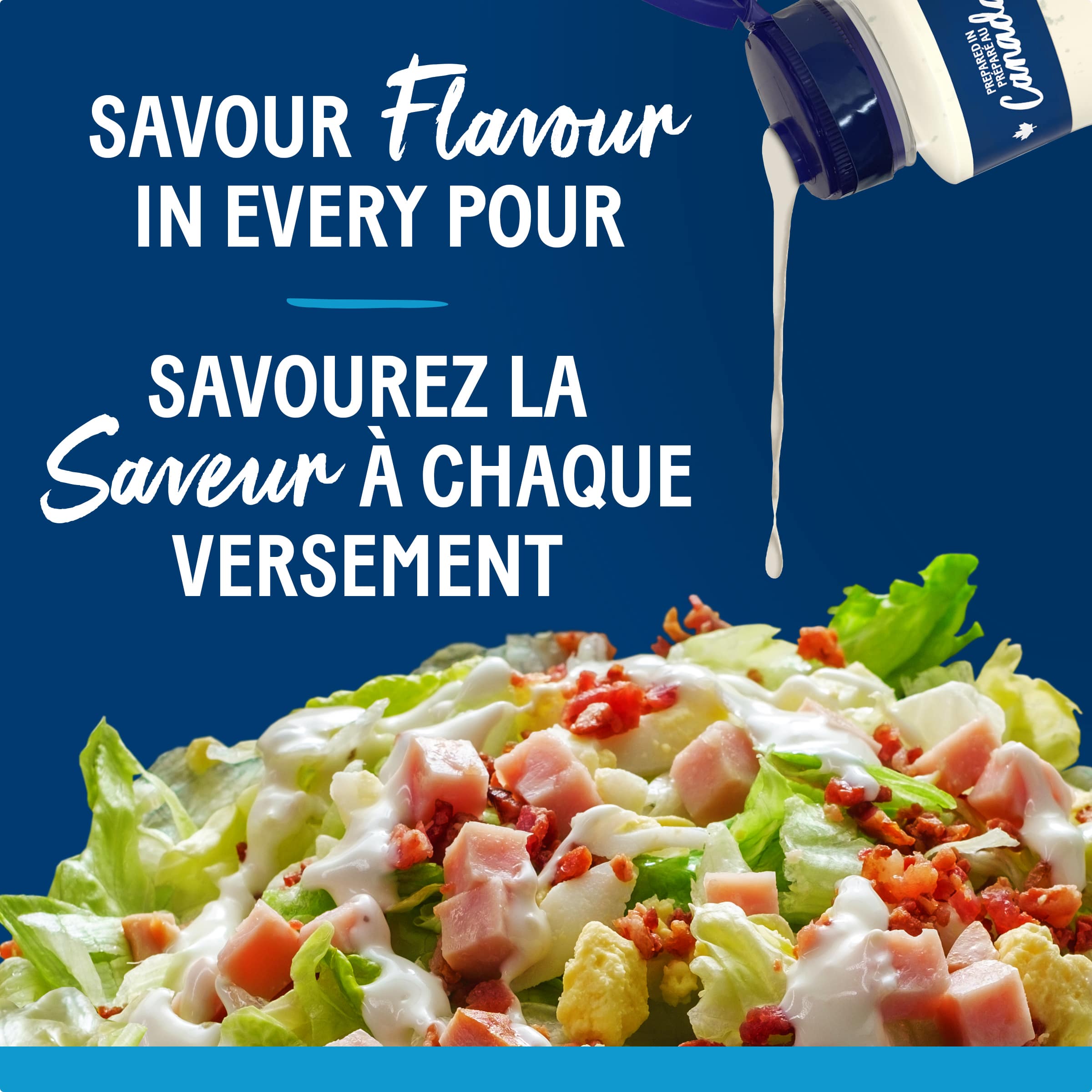 Vinaigrette Ranch avec bacon