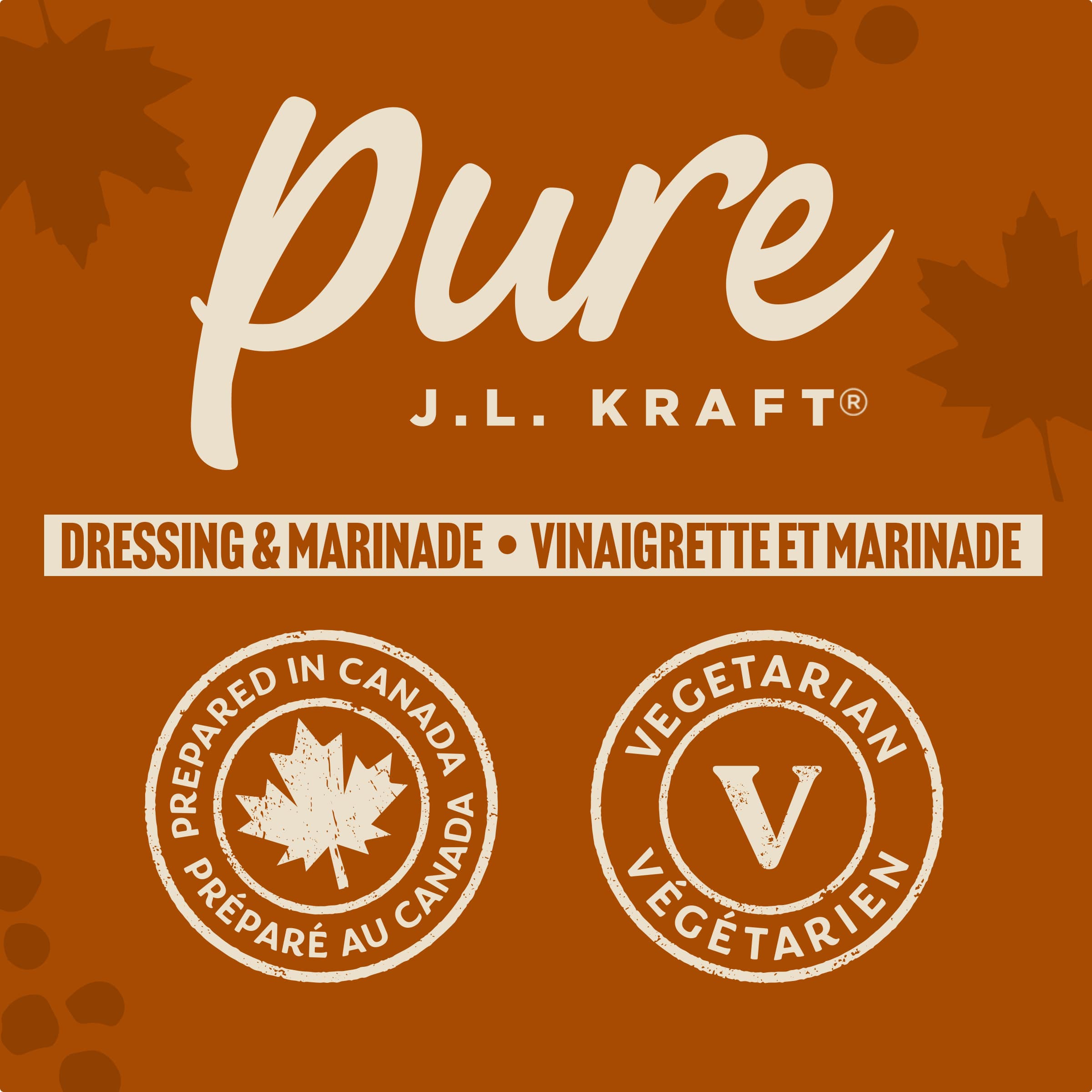 Vinaigrette et marinade Érable et Dijon