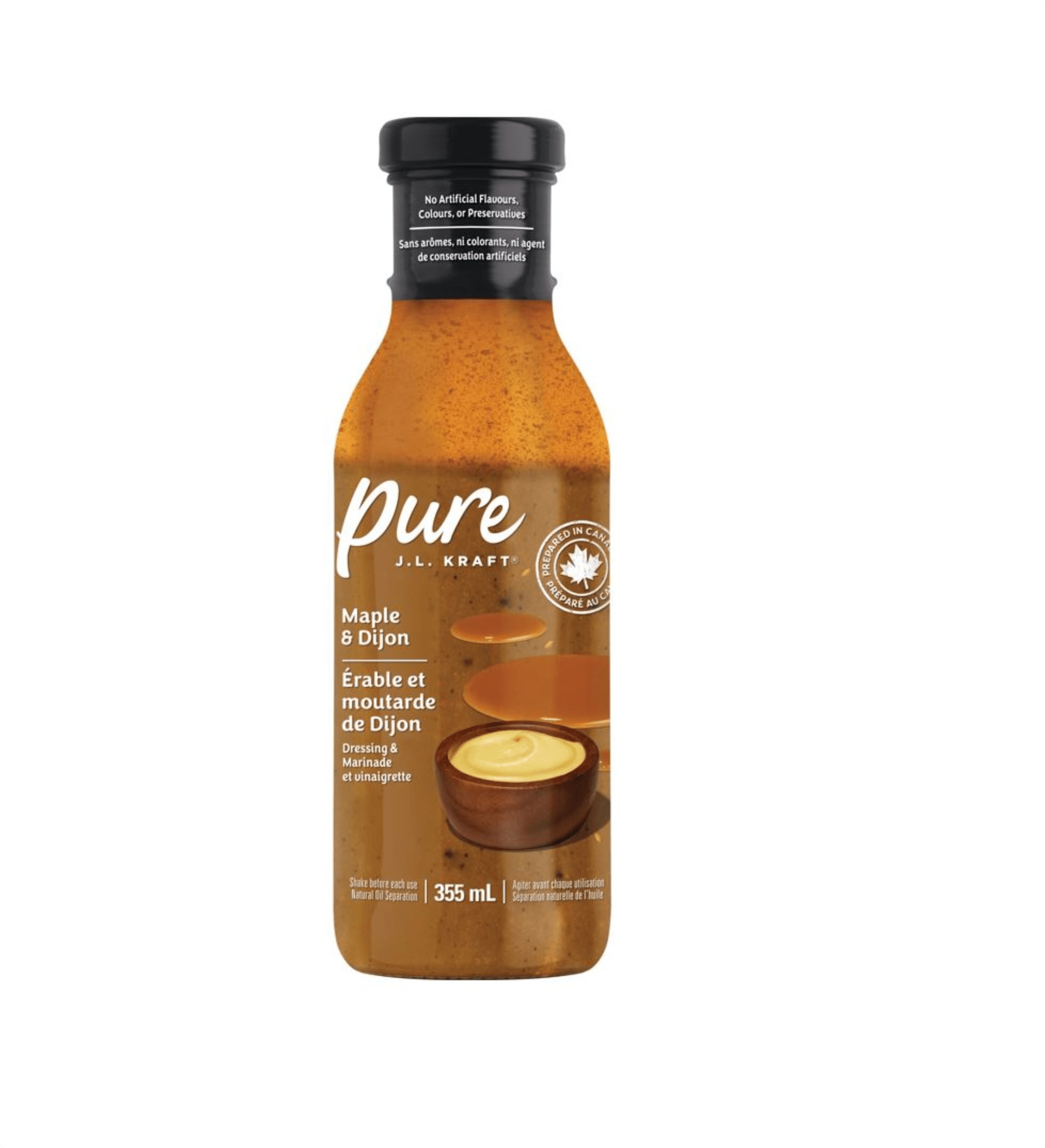 Vinaigrette et marinade Érable et Dijon