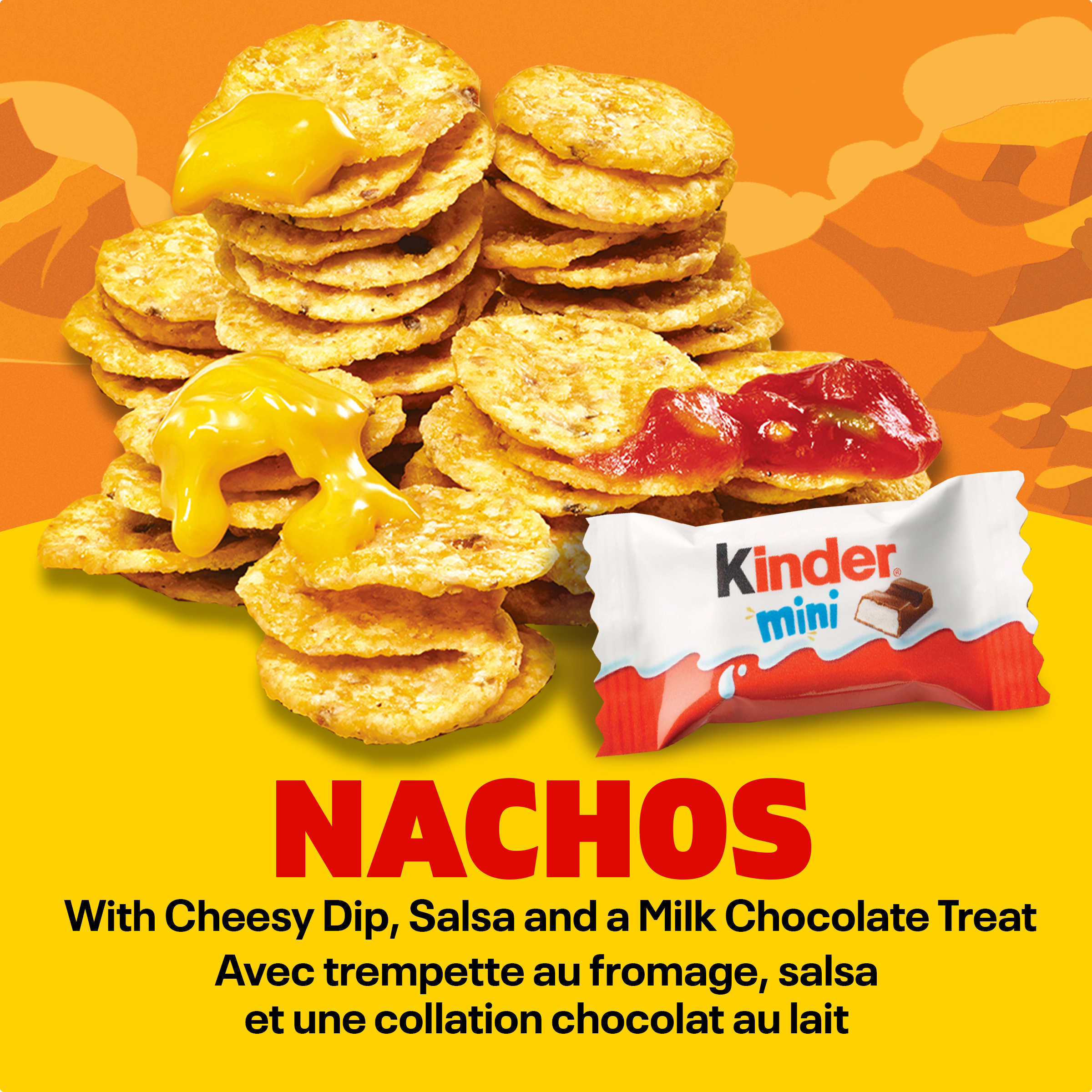 Nachos With Salsa And Nacho Cheese