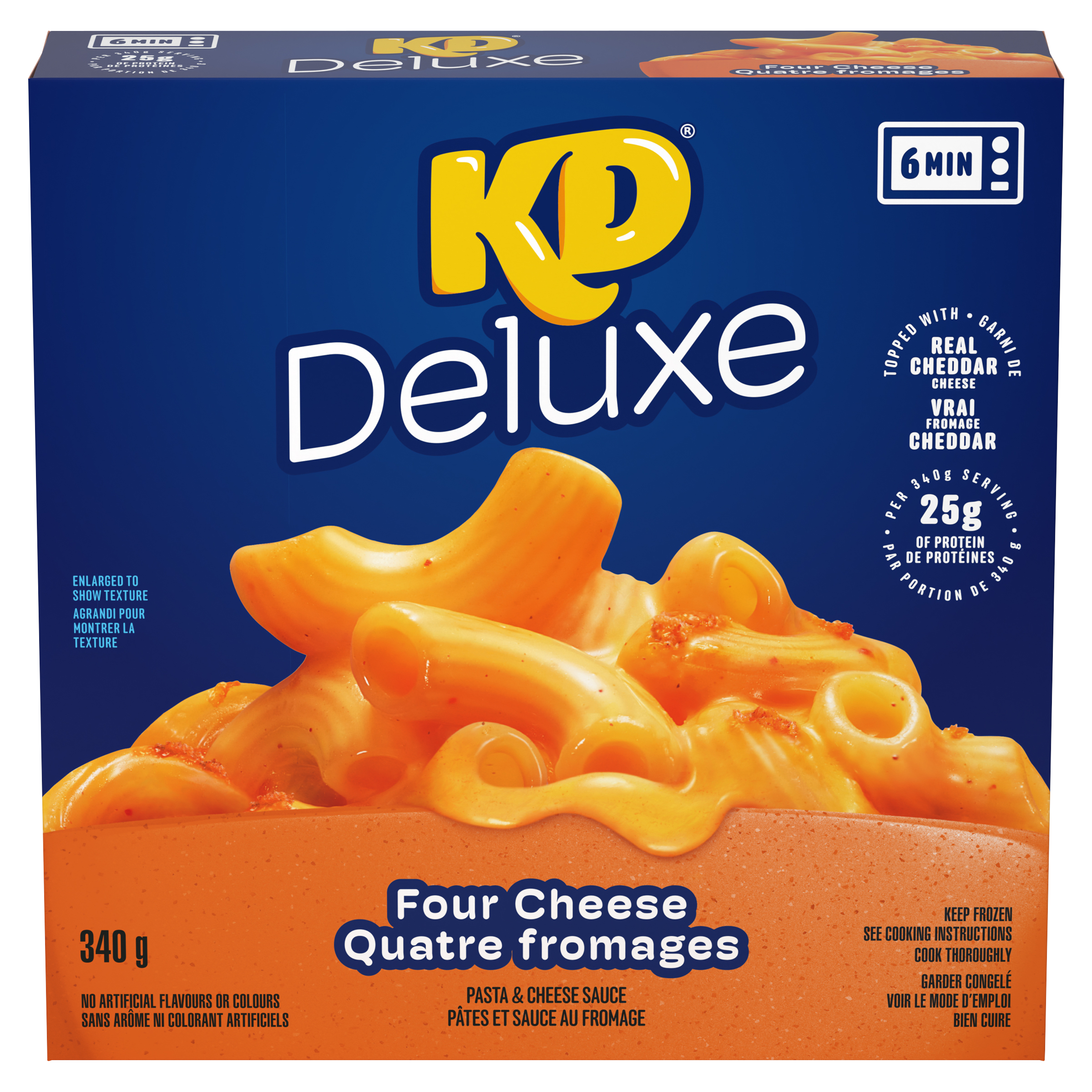 Macaroni et fromage aux quatre fromages surgelé Deluxe