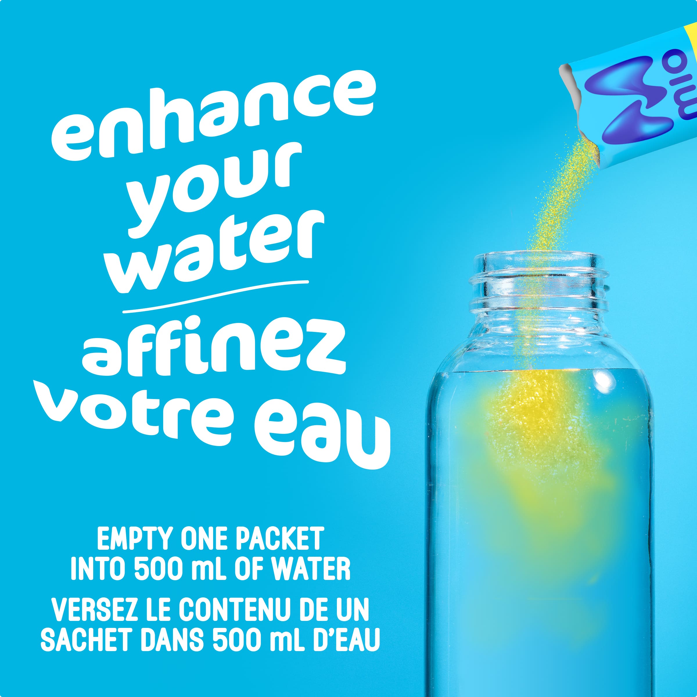 Mélange pour boisson en poudre à la limonade, sachets