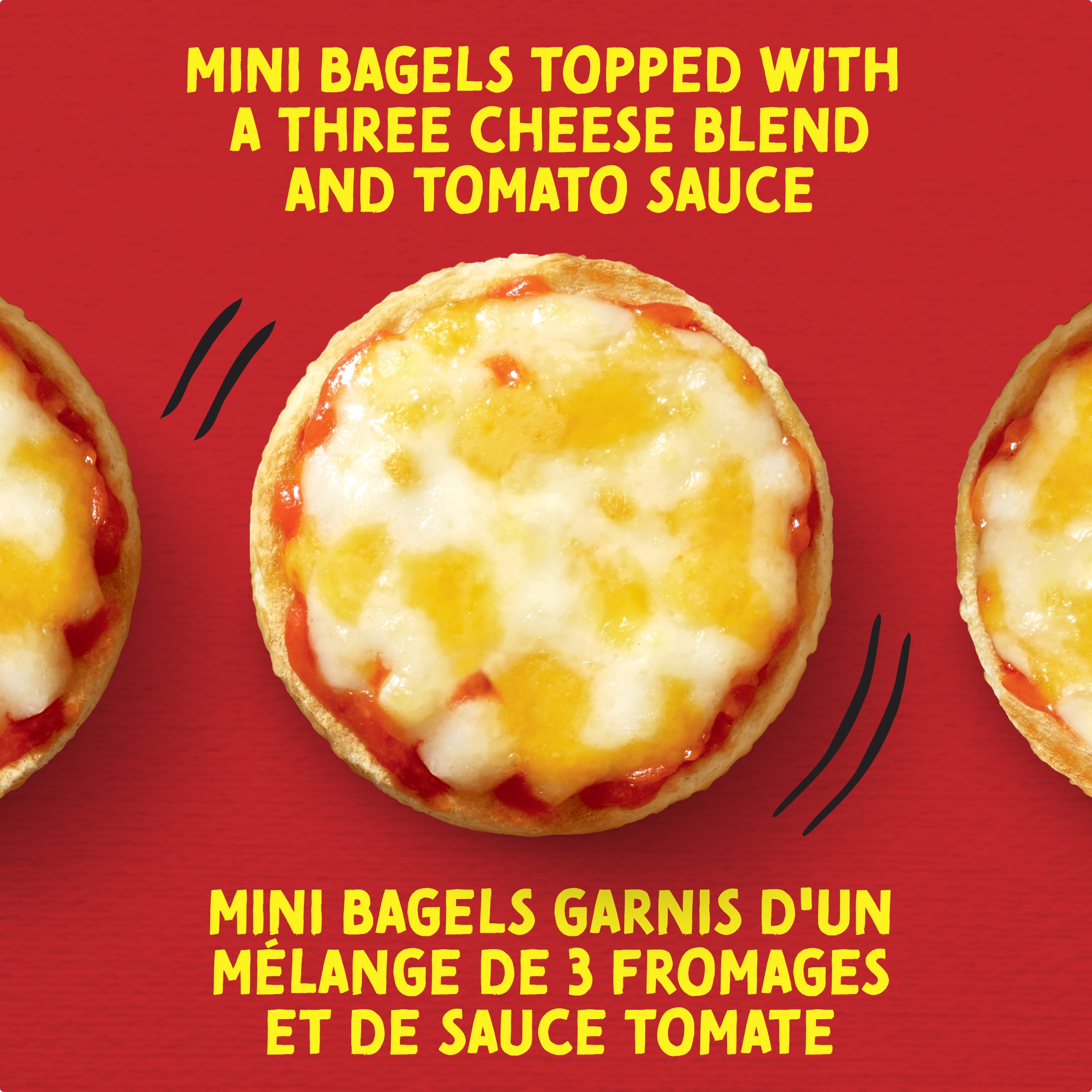 Bagel Bites Three Cheese Frozen Pizza Snacks