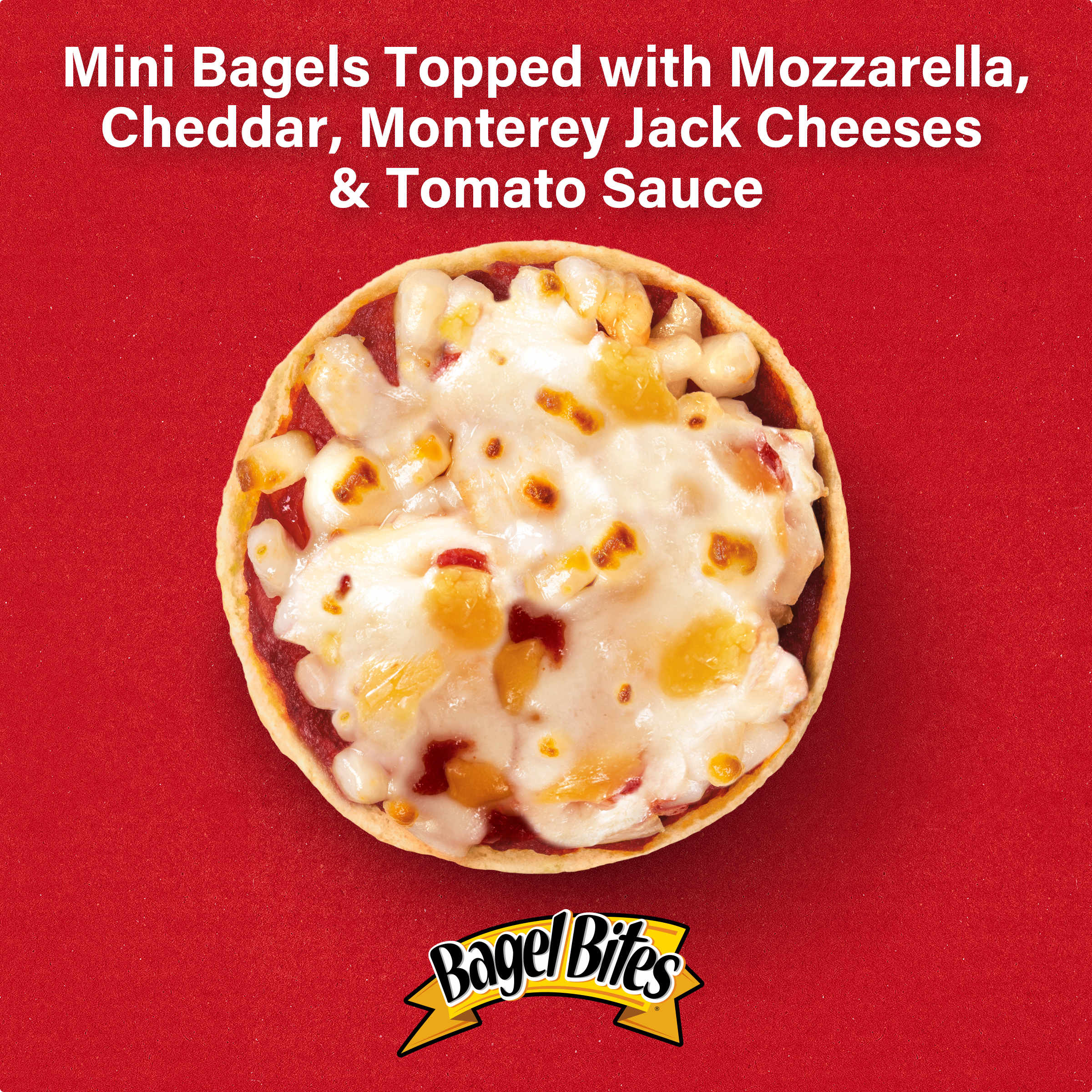 Three Cheese Mini Pizza Bagel Frozen Snacks