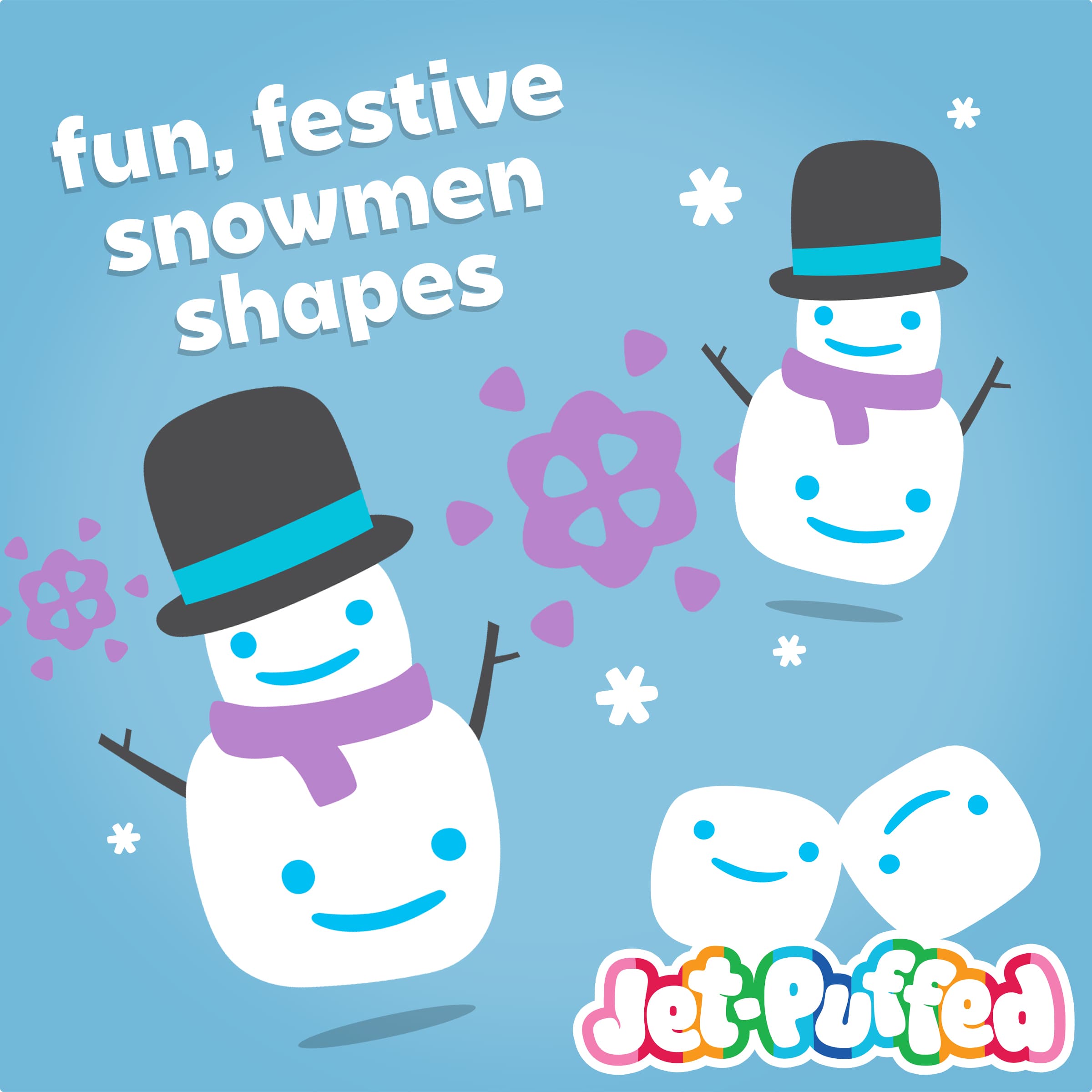 Marshmallows Snowman
