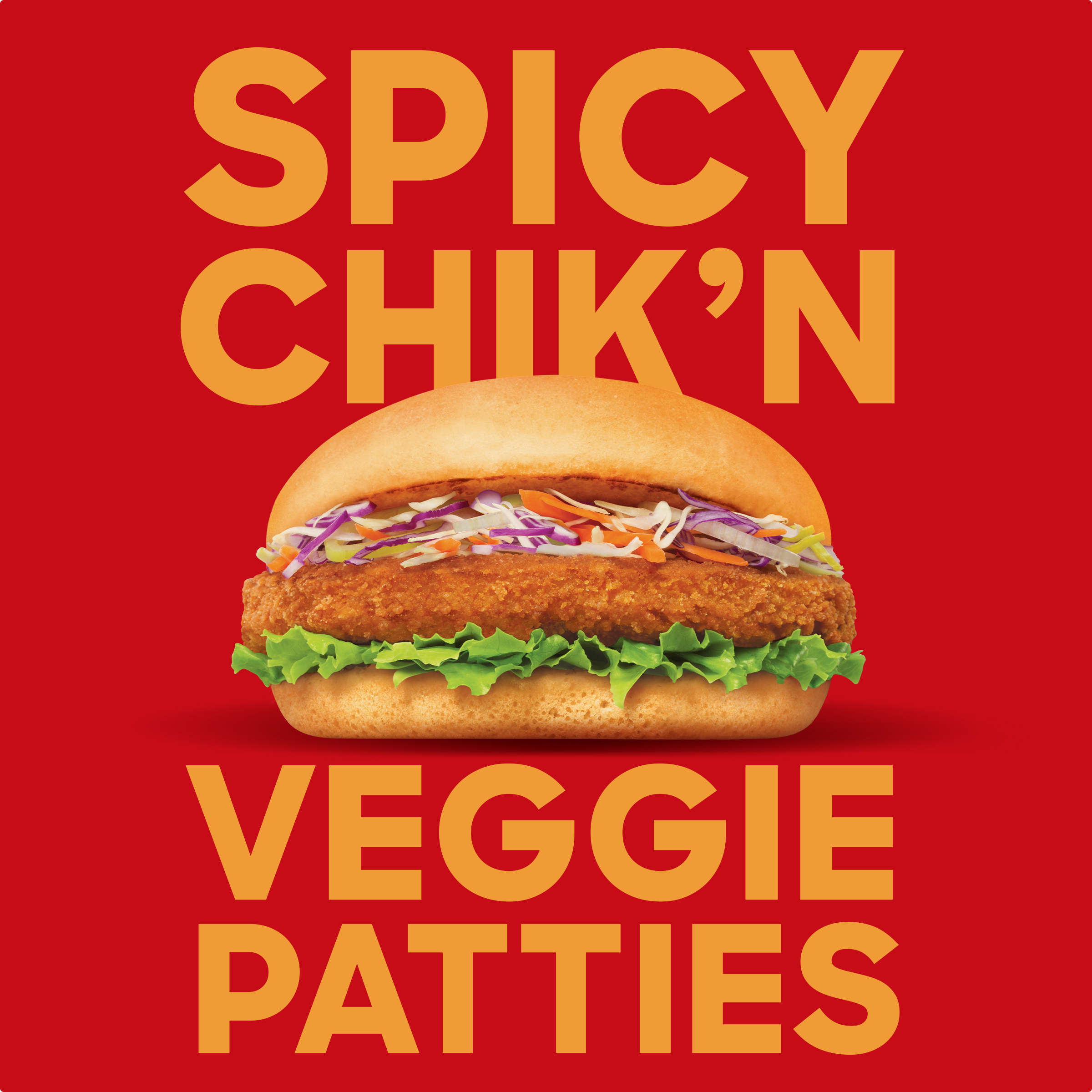 Spicy Vegan Chik'n Veggie Patties
