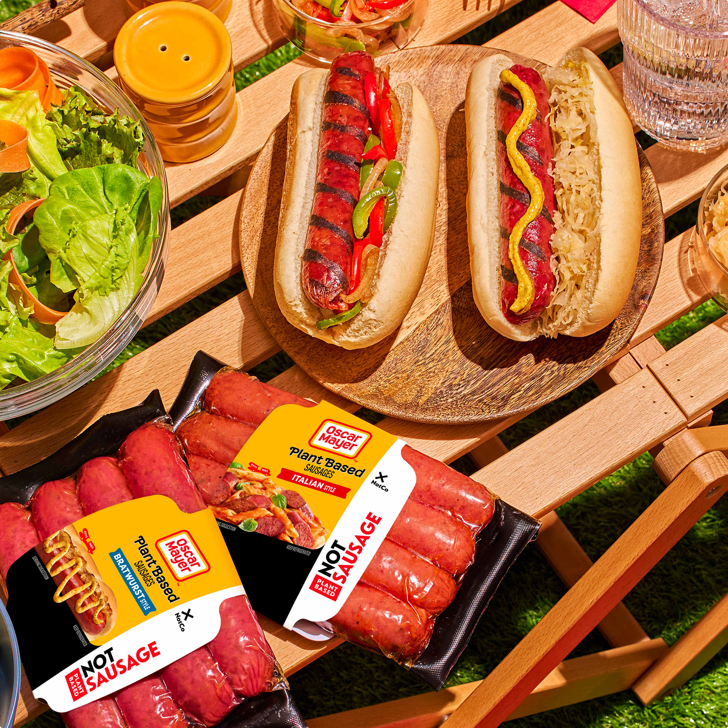 Bratwurst Style Plant Based Sausages